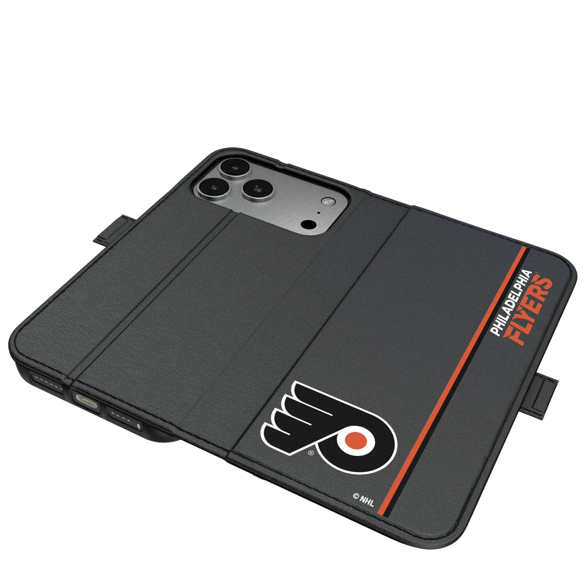 Philadelphia Flyers Sidebar iPhone Folio Phone Case for Apple iPhone#Device_iPhone 17 Pro Max