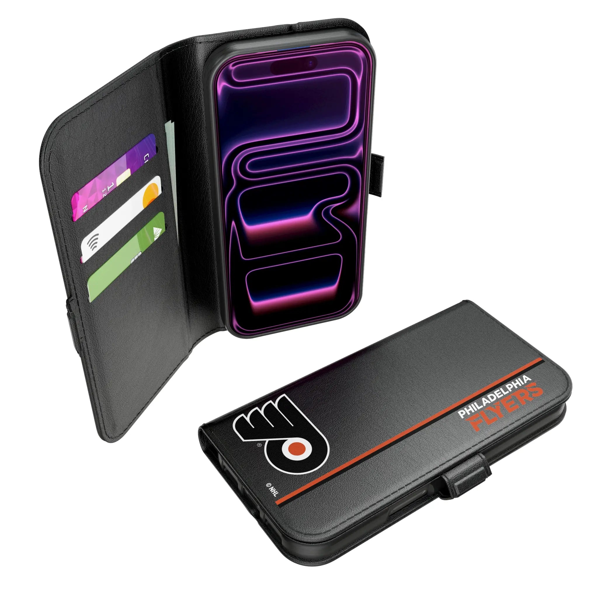 Philadelphia Flyers Sidebar iPhone Folio Phone Case for Apple iPhone#Device_iPhone 17 Pro