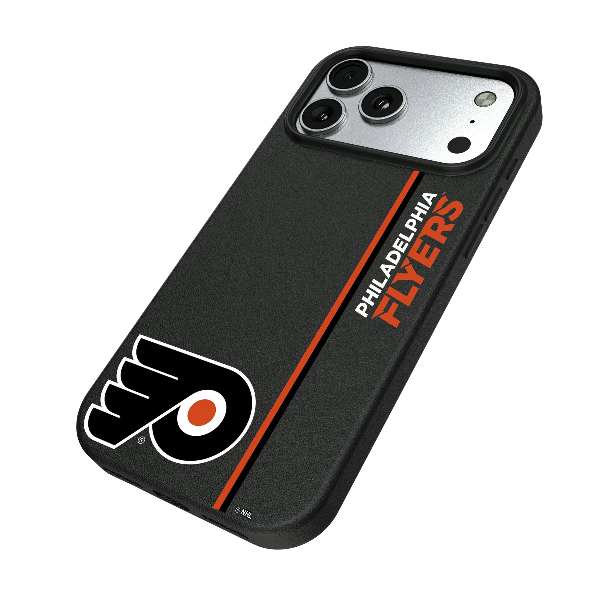 Philadelphia Flyers Sidebar iPhone MagSafe Compatible Phone Case for Apple iPhone - Isometric View#Device_iPhone 17 Pro Max