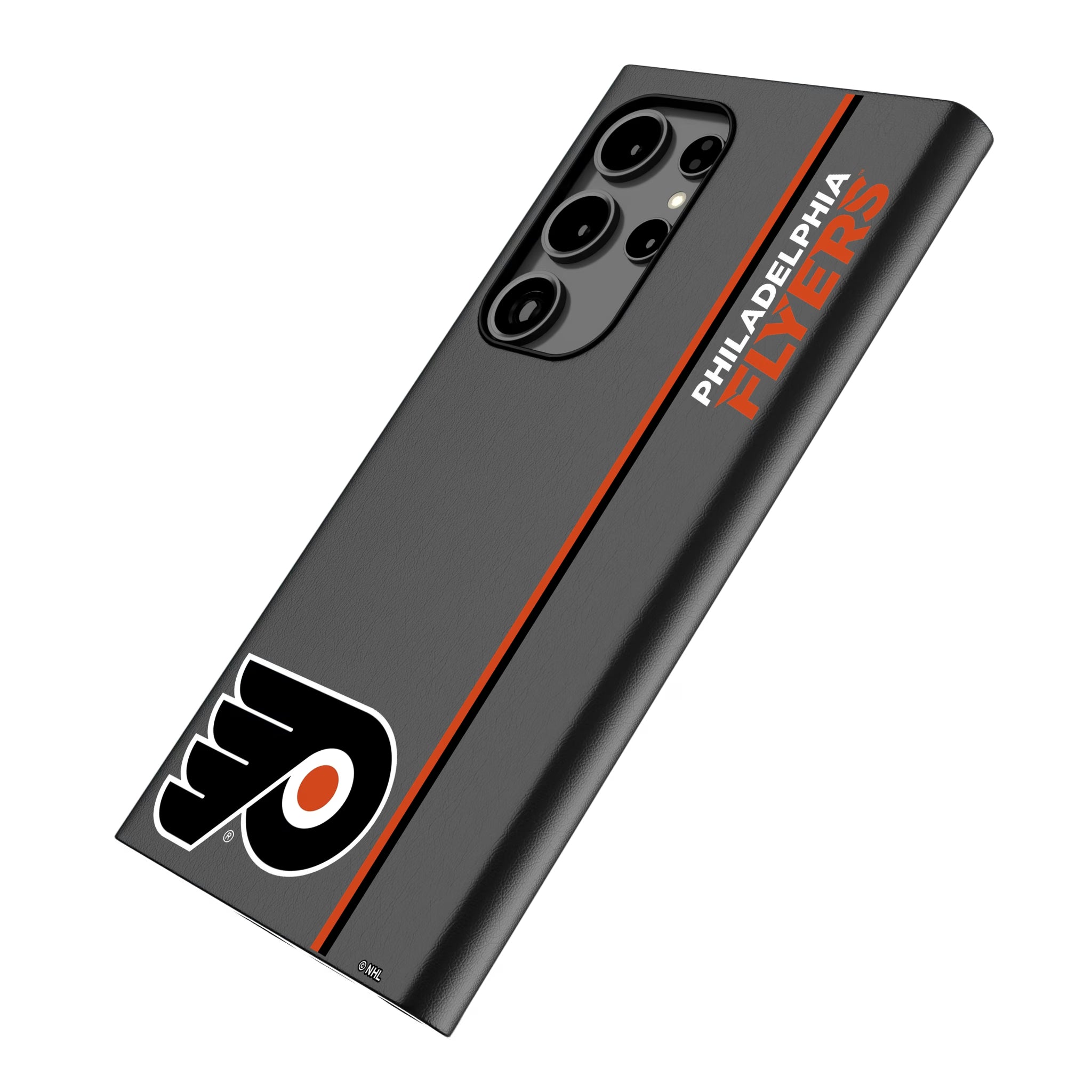 Philadelphia Flyers Sidebar Galaxy MagSafe Compatible Phone Case for Samsung Galaxy - Isometric View