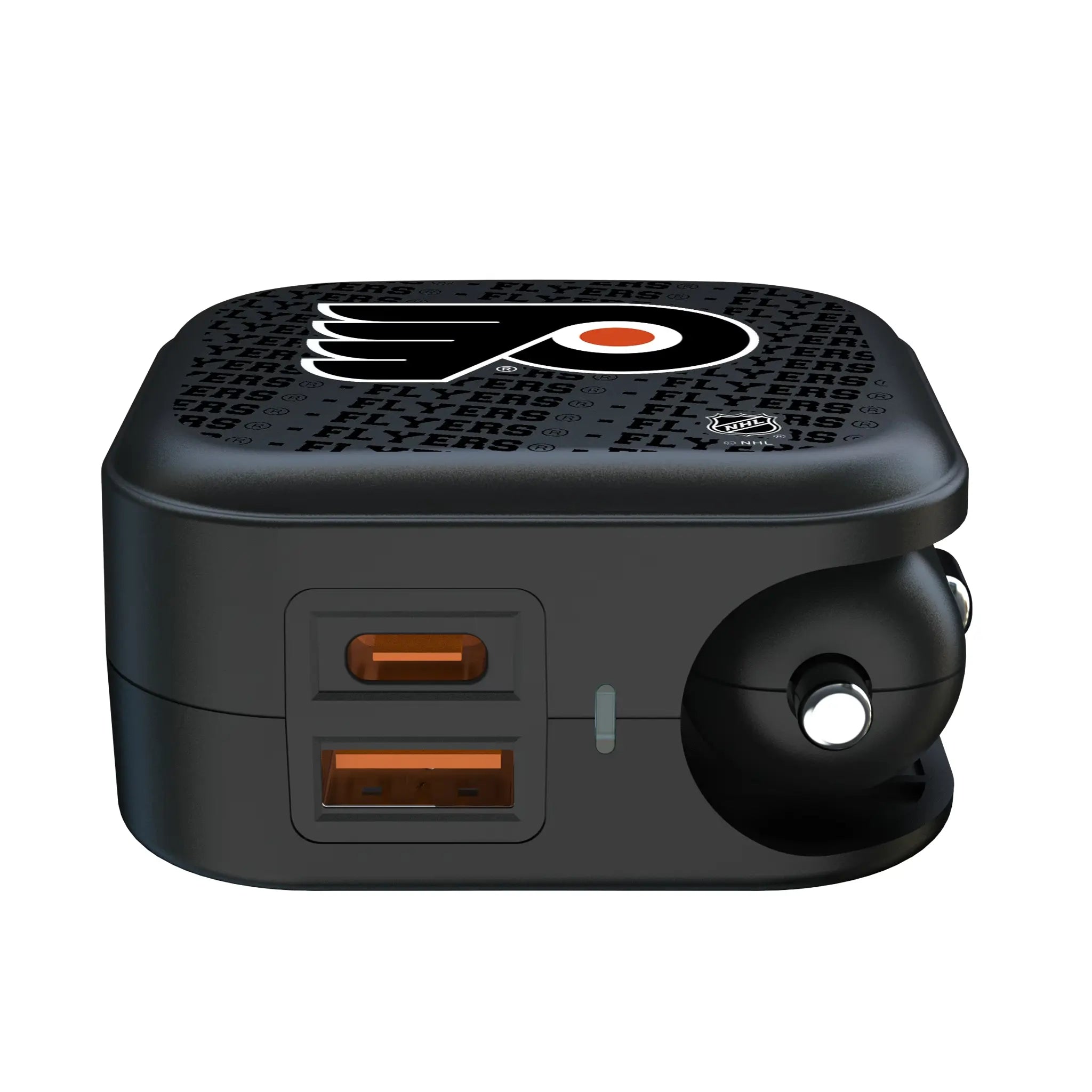 Philadelphia Flyers Text Backdrop 2 in 1 USB A/C Charger