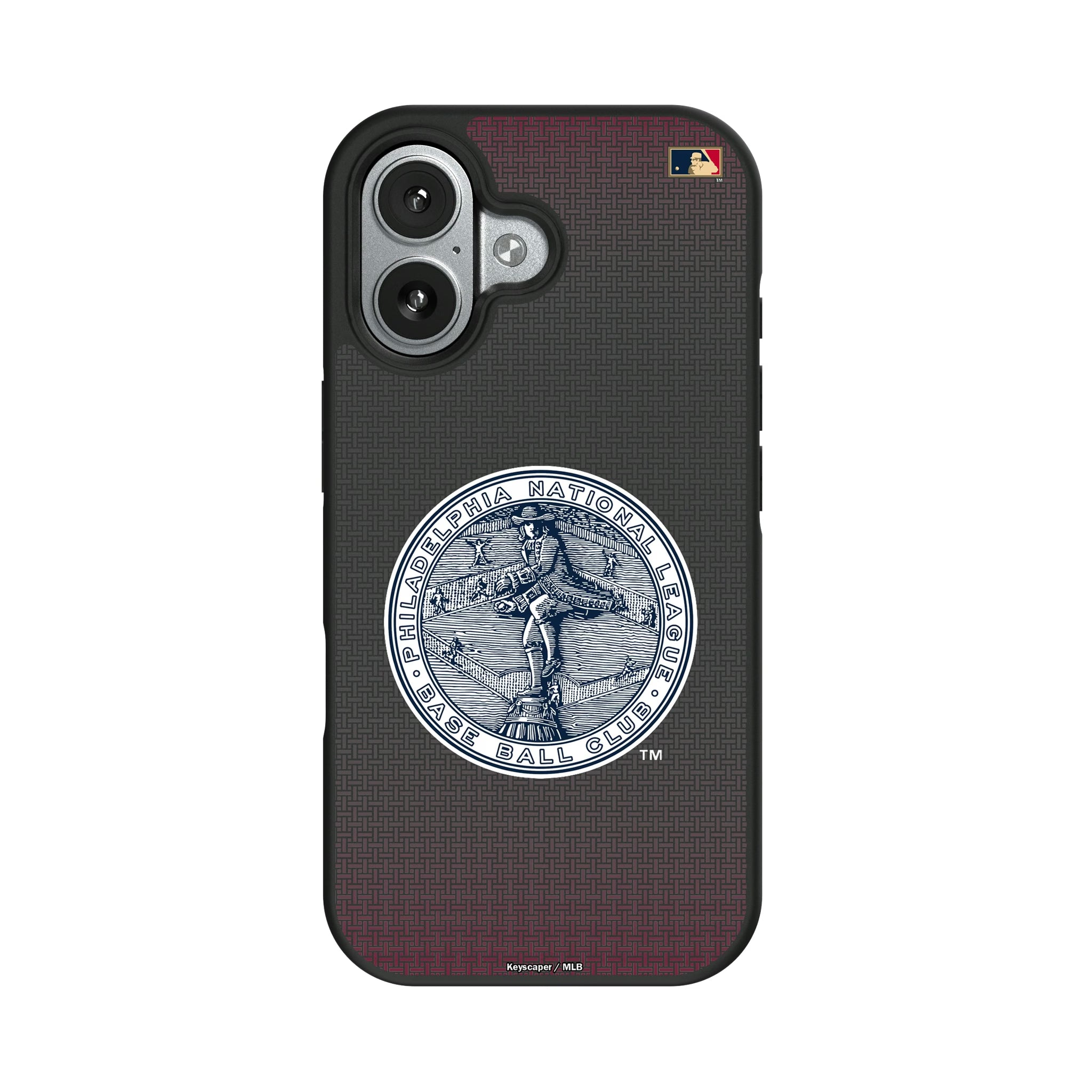 Philadelphia Phillies 1915-1943 - Cooperstown Collection Linen iPhone Bump Phone Case for Apple iPhone#Device_iPhone 17