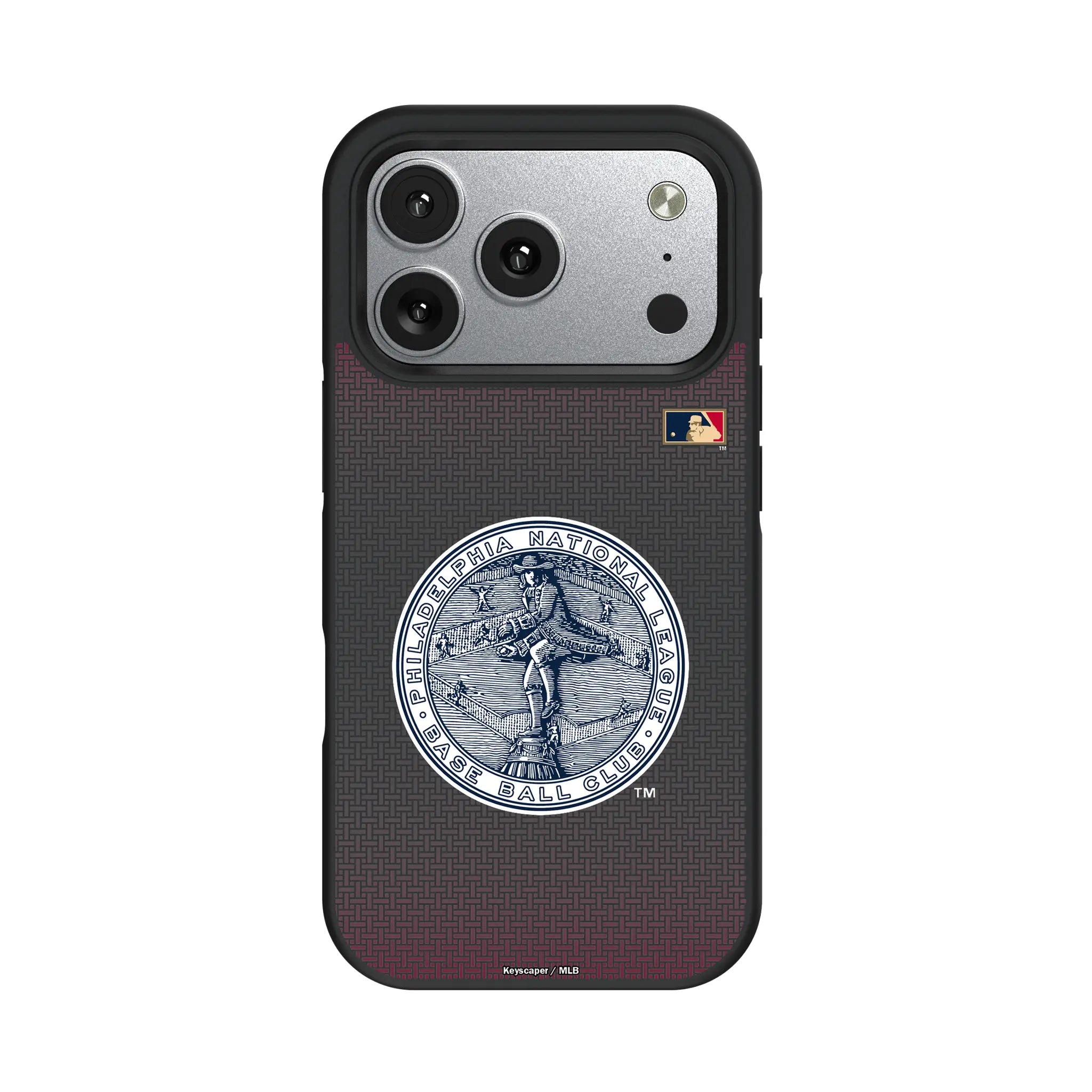 Philadelphia Phillies 1915-1943 - Cooperstown Collection Linen iPhone Bump Phone Case for Apple iPhone#Device_iPhone 17 Pro