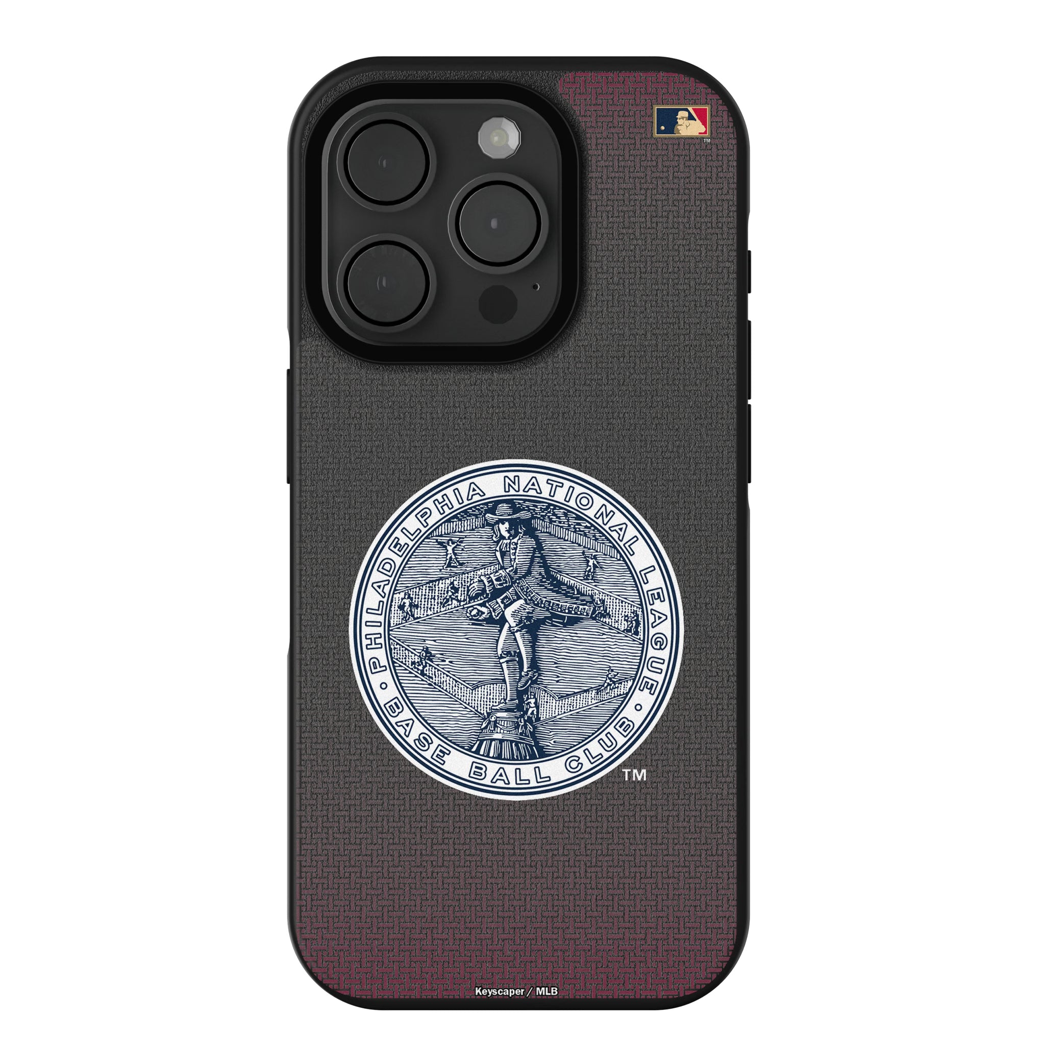 Philadelphia Phillies 1915-1943 - Cooperstown Collection Linen iPhone Bump Phone Case for Apple iPhone