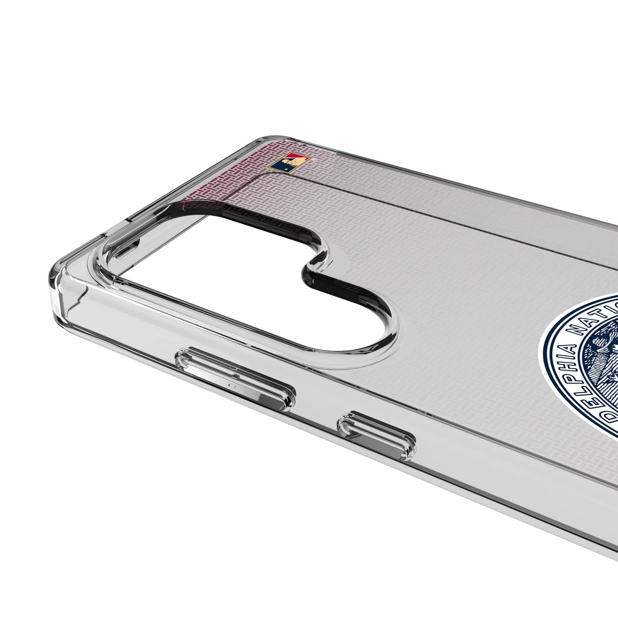Philadelphia Phillies 1915-1943 - Cooperstown Collection Linen Galaxy Clear Phone Case for Samsung Galaxy - Detail#Device_Galaxy S25 Ultra