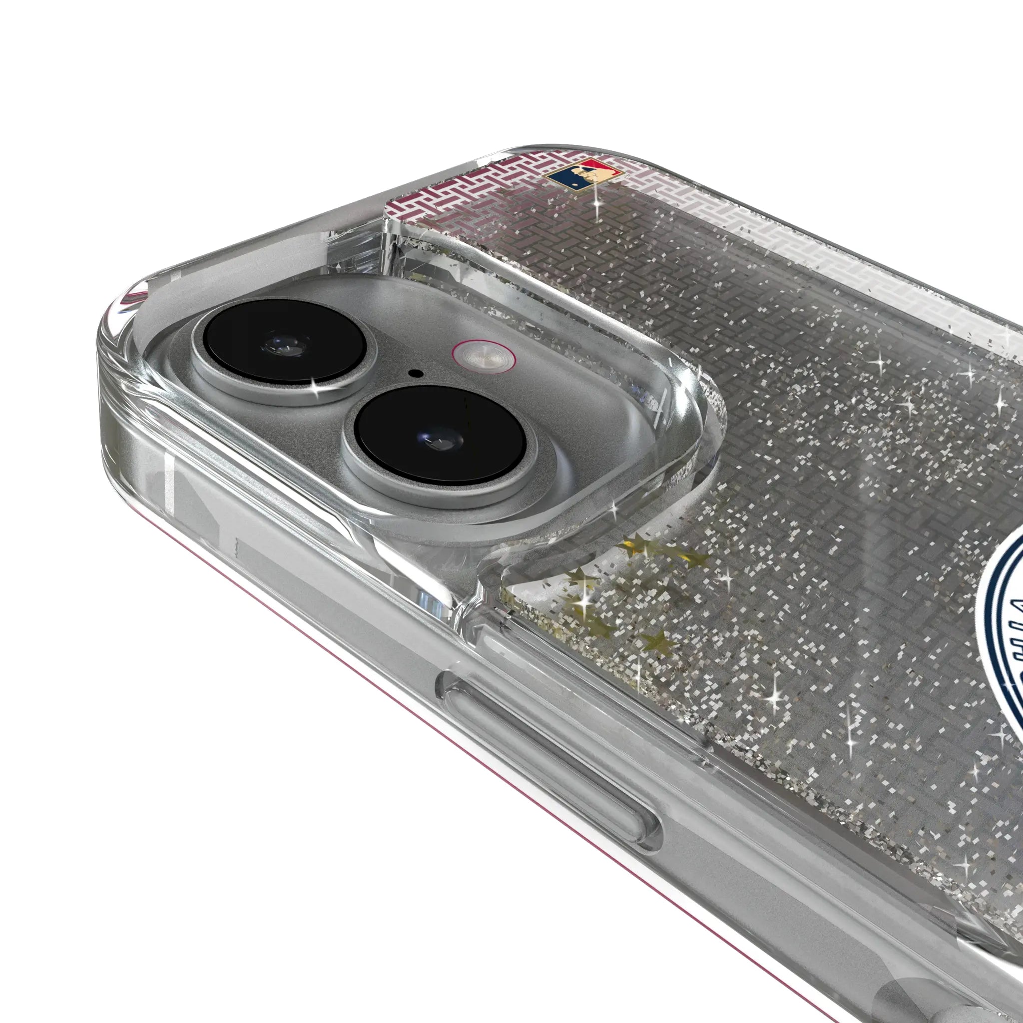 Philadelphia Phillies 1915-1943 - Cooperstown Collection Linen iPhone Glitter Phone Case for Apple iPhone - Detail