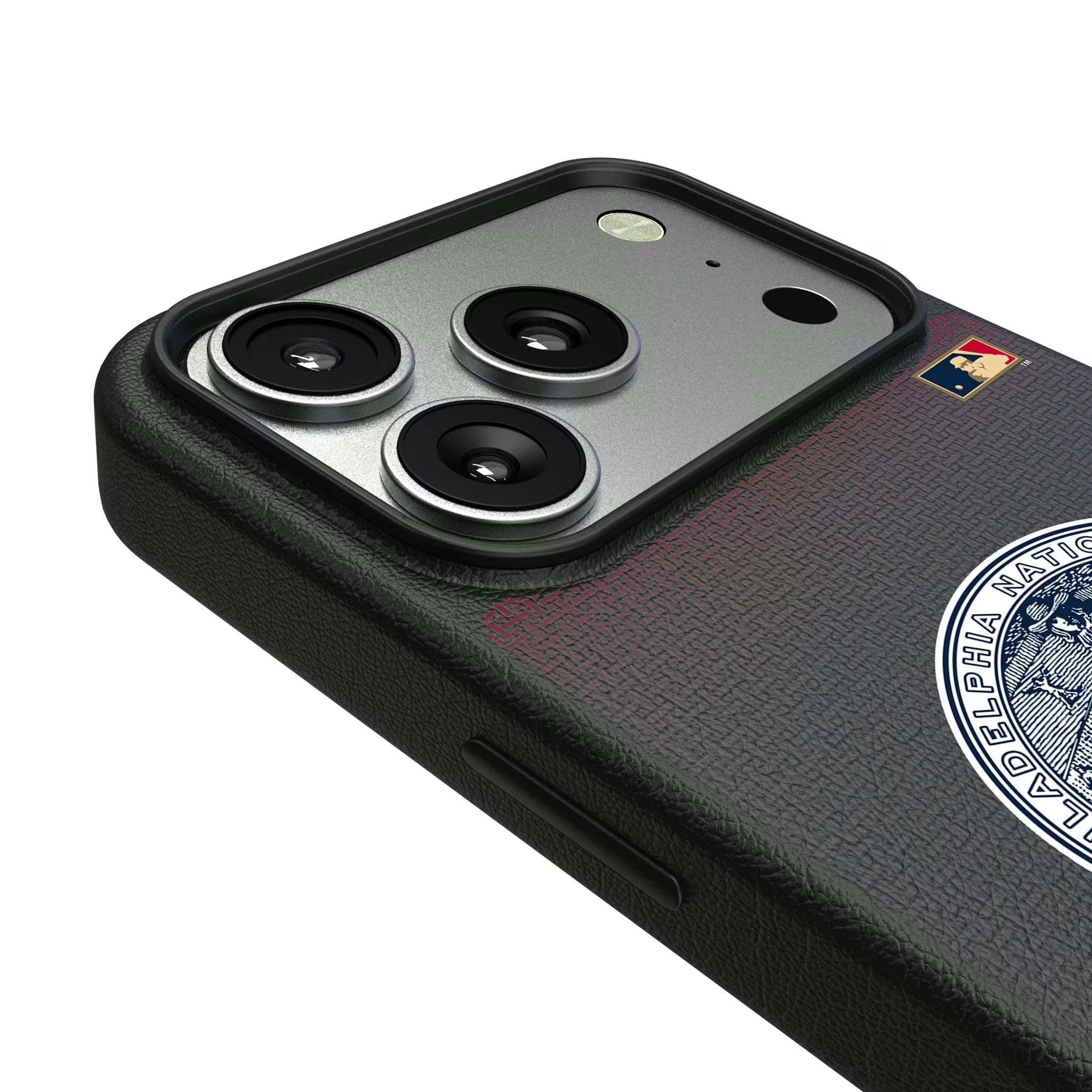 Philadelphia Phillies 1915-1943 - Cooperstown Collection Linen iPhone MagSafe Compatible Phone Case for Apple iPhone - Detail#Device_iPhone 17 Pro