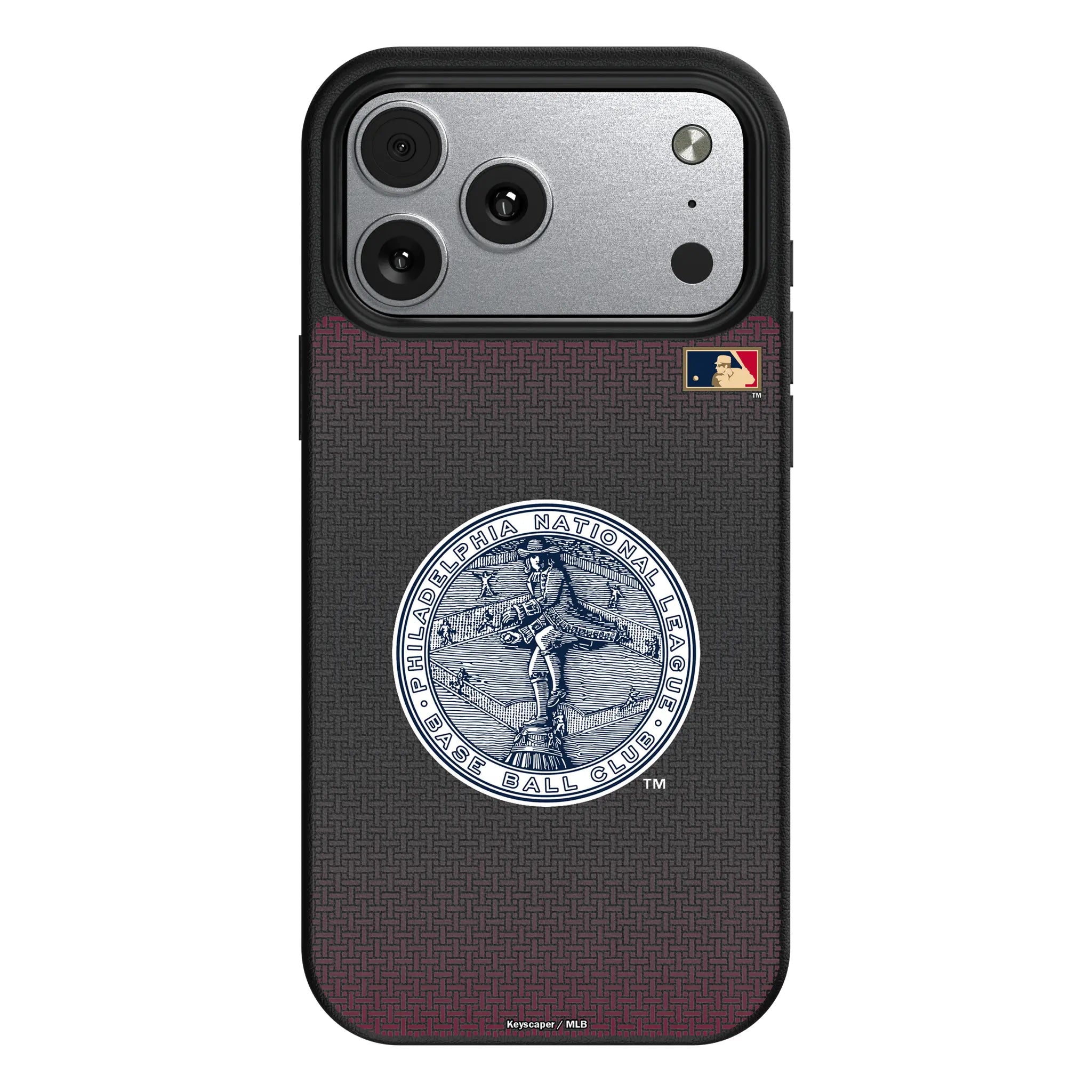 Philadelphia Phillies 1915-1943 - Cooperstown Collection Linen iPhone MagSafe Compatible Phone Case for Apple iPhone#Device_iPhone 17 Pro Max