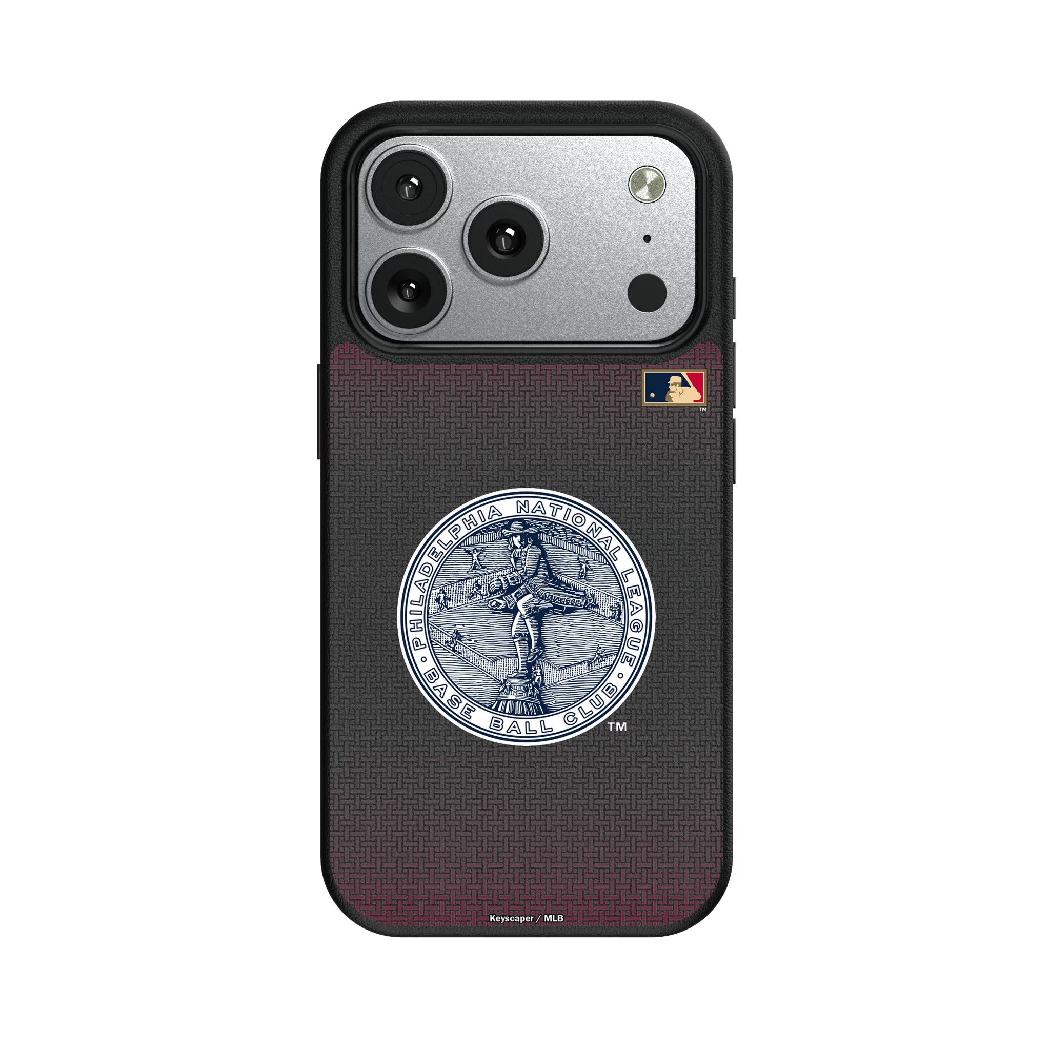 Philadelphia Phillies 1915-1943 - Cooperstown Collection Linen iPhone MagSafe Compatible Phone Case for Apple iPhone#Device_iPhone 17 Pro