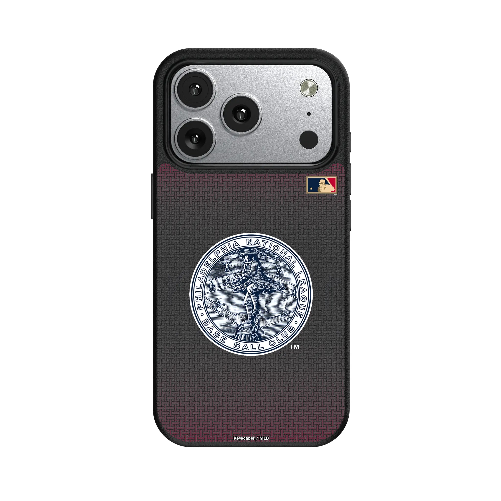 Philadelphia Phillies 1915-1943 - Cooperstown Collection Linen iPhone MagSafe Compatible Phone Case for Apple iPhone#Device_iPhone 17 Pro