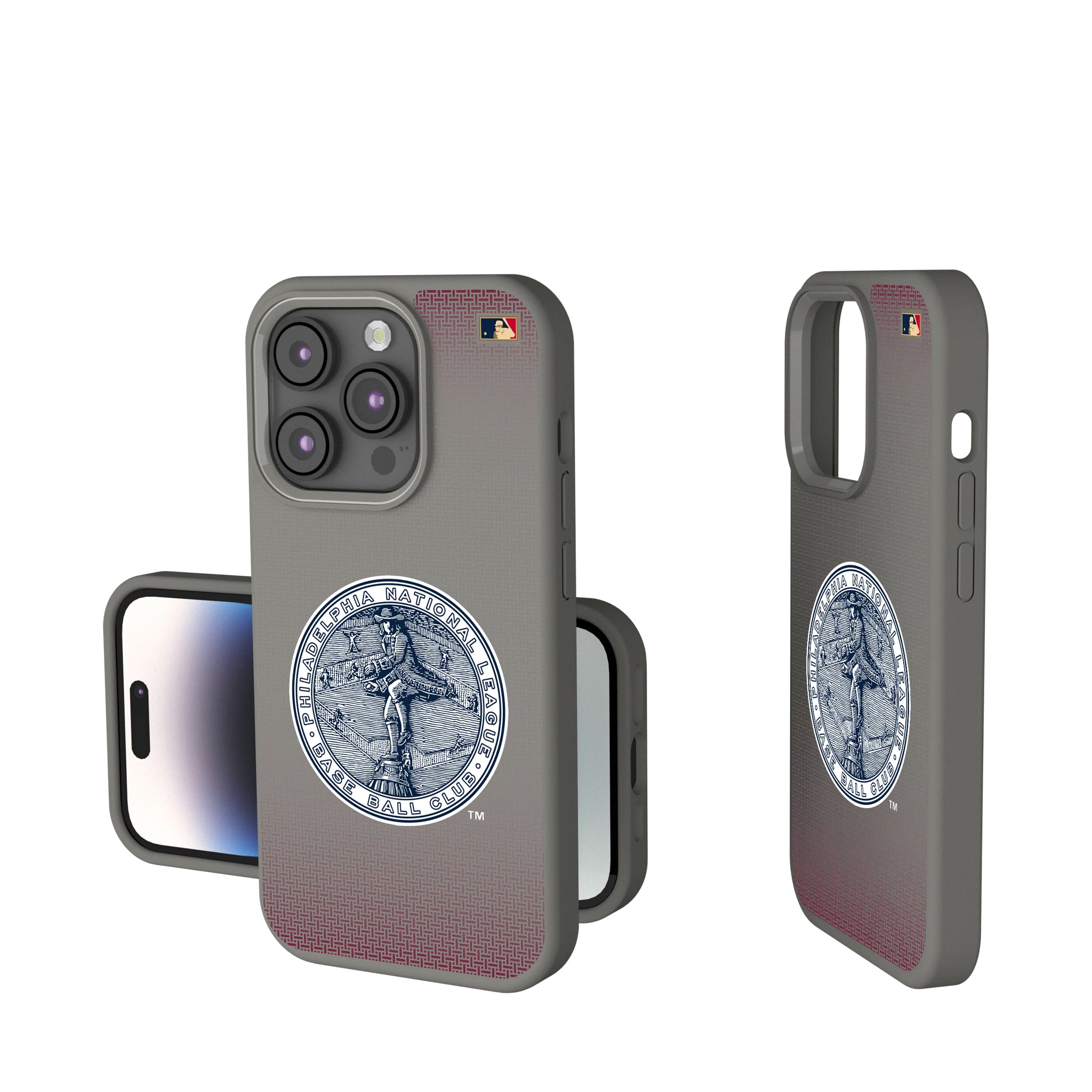 Philadelphia Phillies 1915-1943 - Cooperstown Collection Linen iPhone Soft Touch Phone Case for Apple iPhone