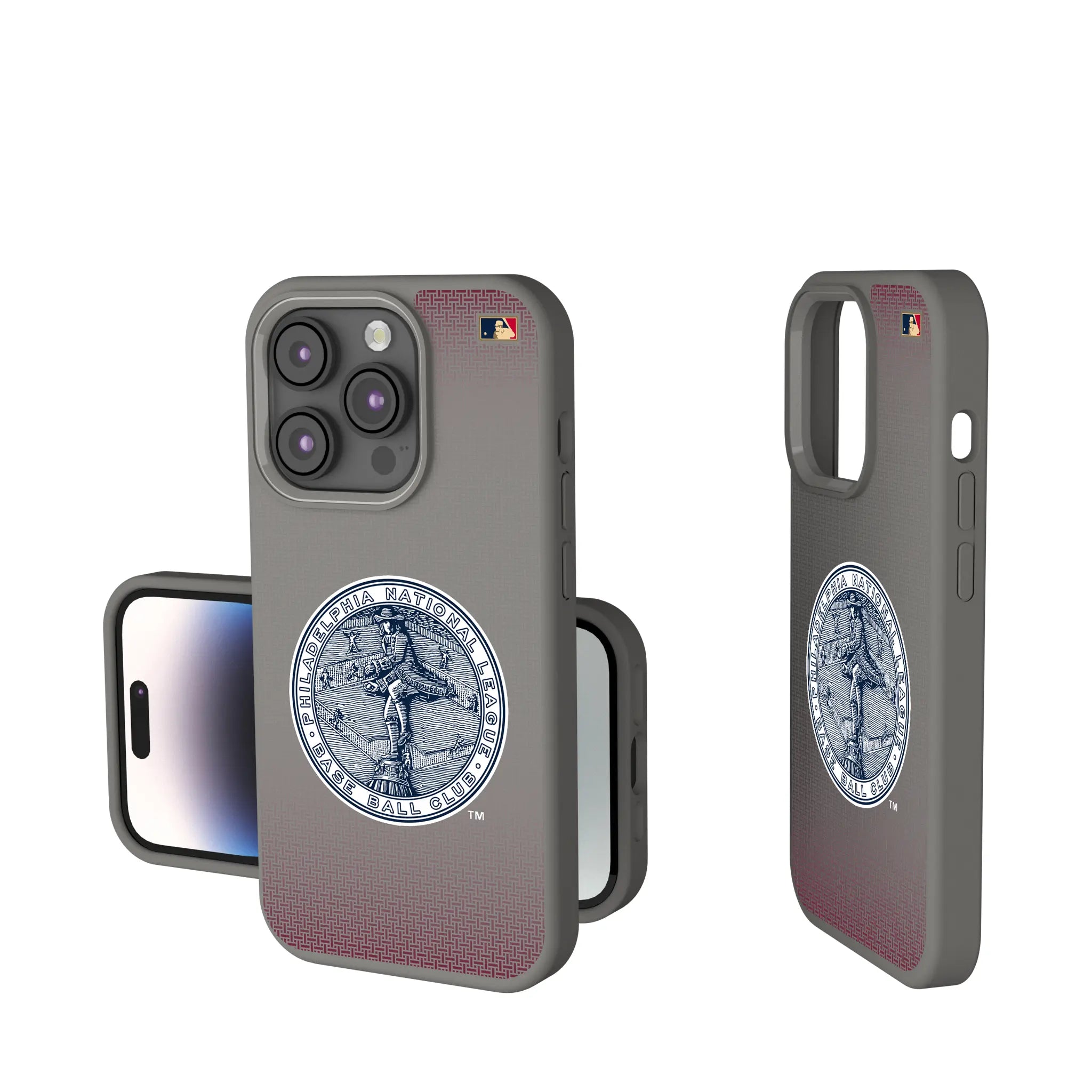Philadelphia Phillies 1915-1943 - Cooperstown Collection Linen iPhone Soft Touch Phone Case for Apple iPhone