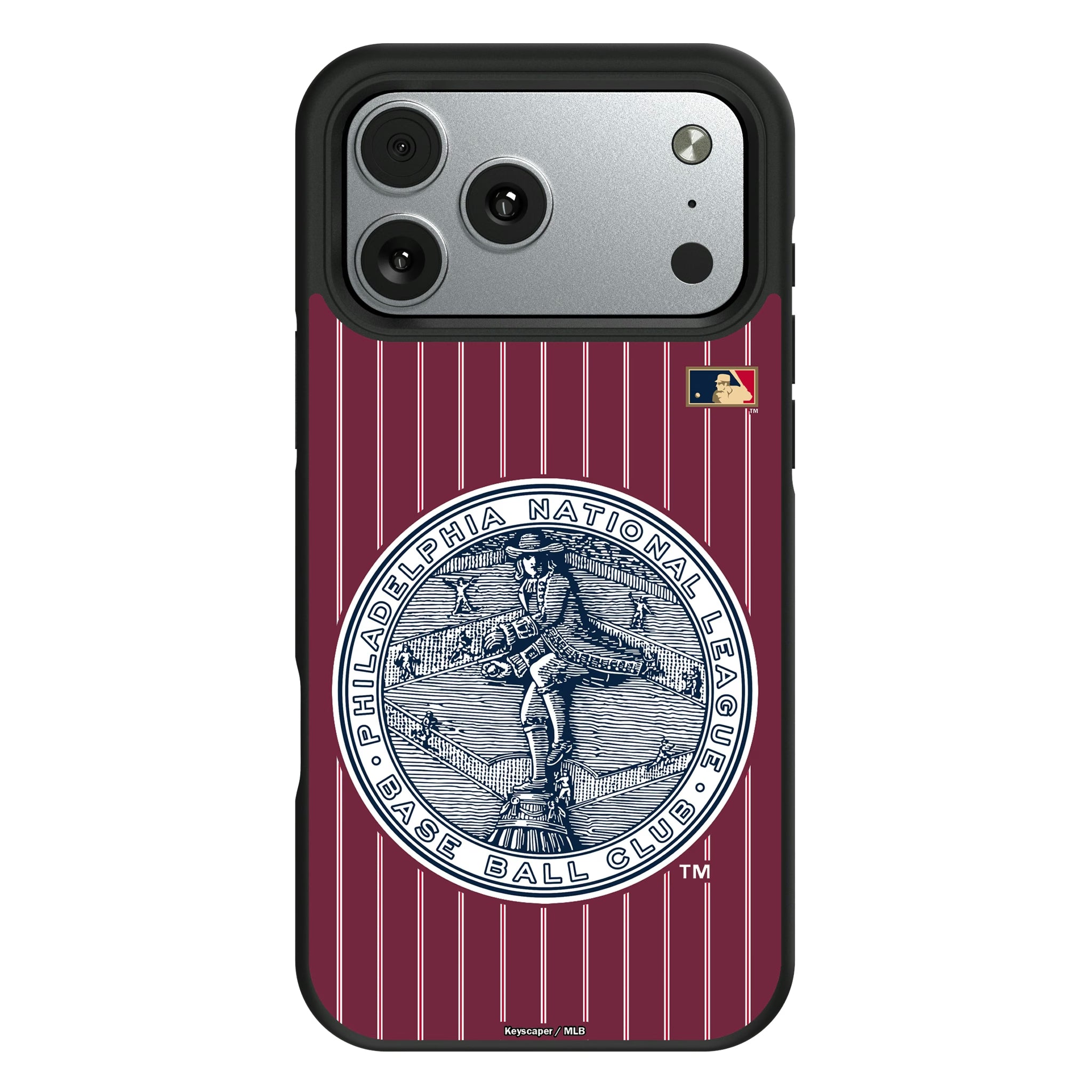 Philadelphia Phillies 1915-1943 - Cooperstown Collection Pinstripe iPhone Bump Phone Case for Apple iPhone#Device_iPhone 17 Pro Max