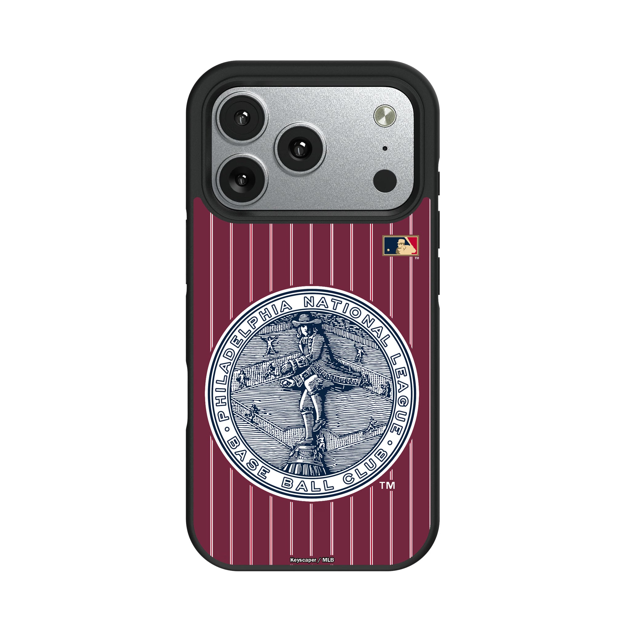 Philadelphia Phillies 1915-1943 - Cooperstown Collection Pinstripe iPhone Bump Phone Case for Apple iPhone#Device_iPhone 17 Pro