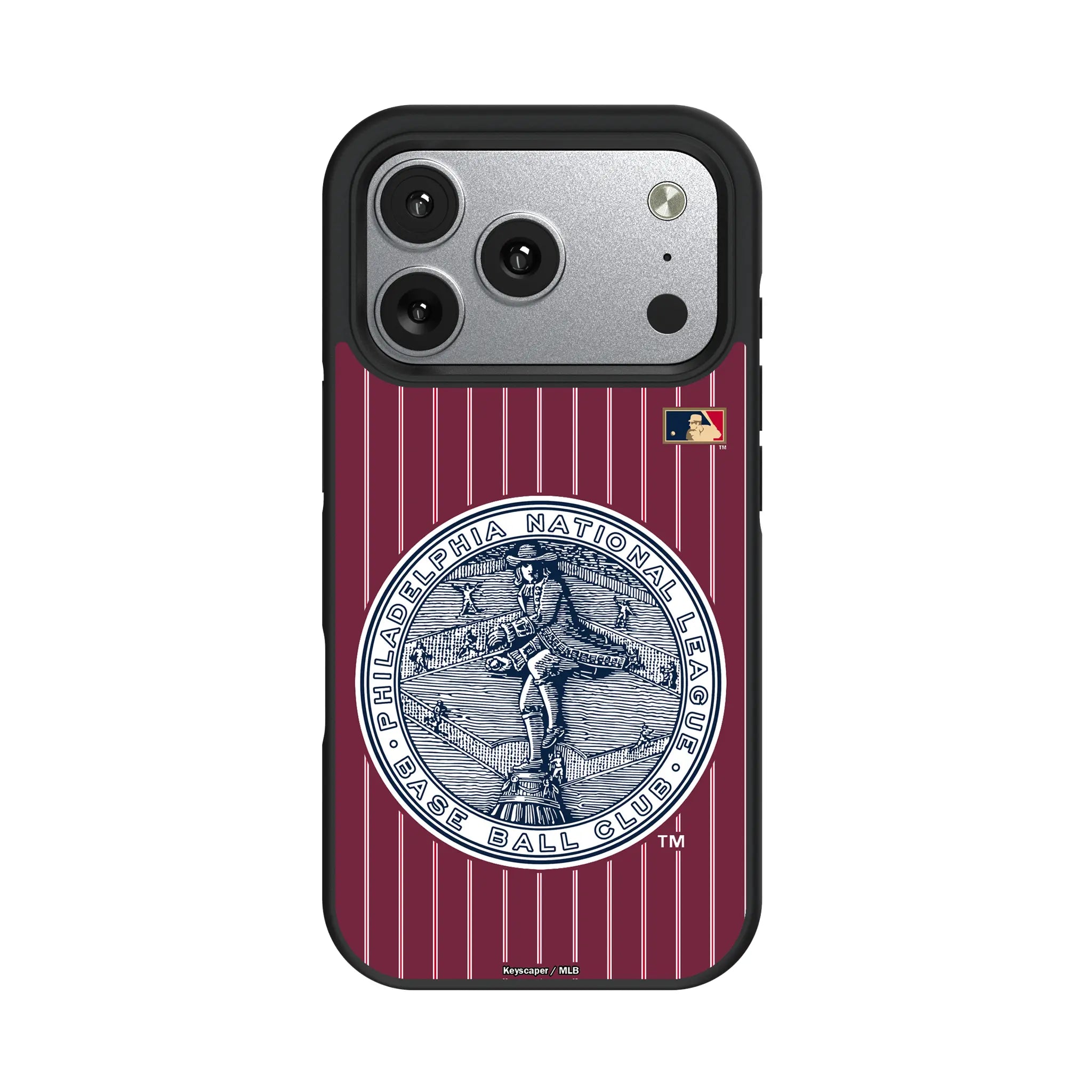 Philadelphia Phillies 1915-1943 - Cooperstown Collection Pinstripe iPhone Bump Phone Case for Apple iPhone#Device_iPhone 17 Pro