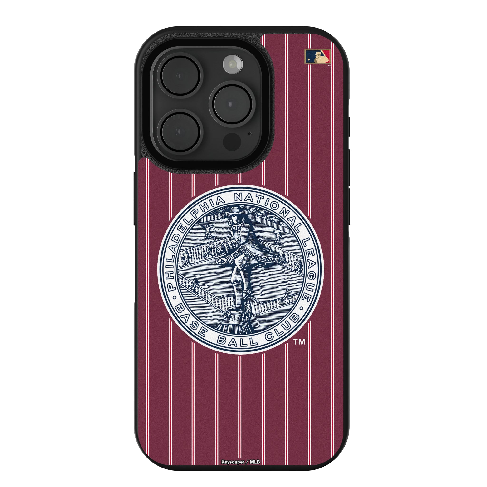 Philadelphia Phillies 1915-1943 - Cooperstown Collection Pinstripe iPhone Bump Phone Case for Apple iPhone