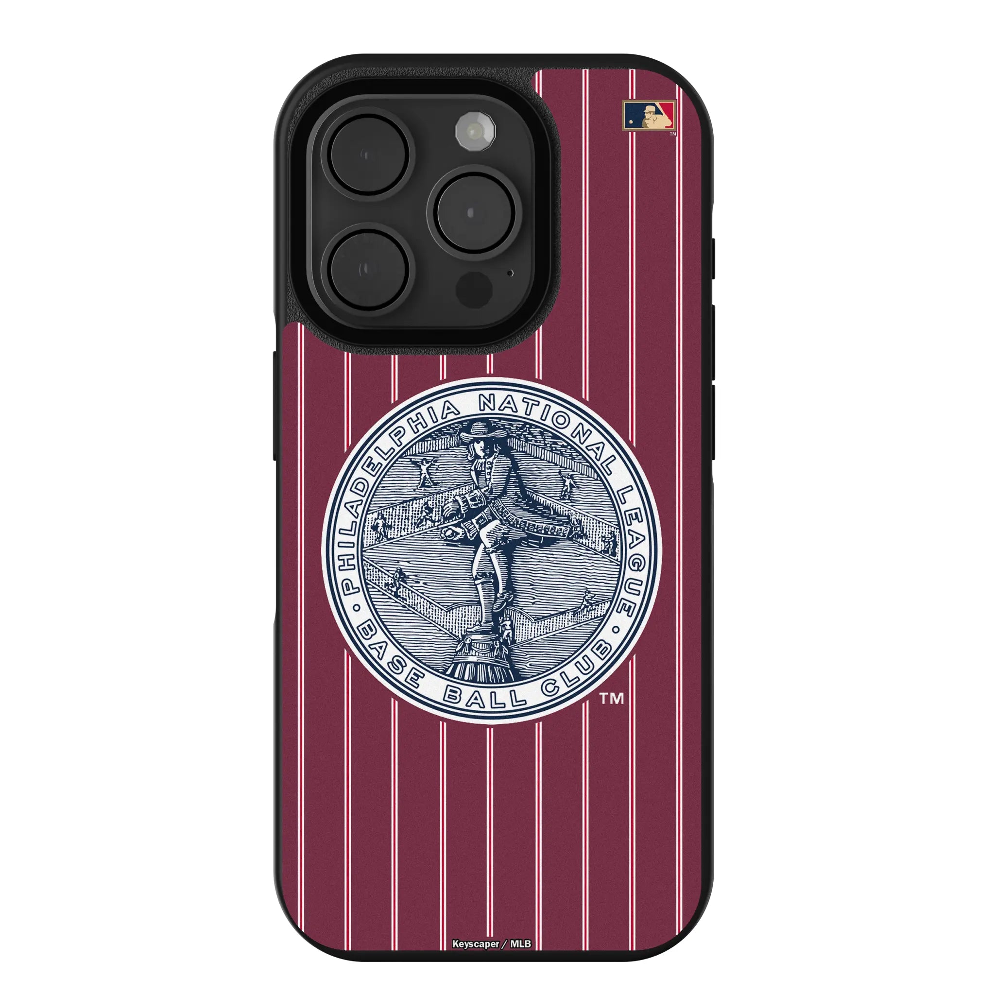 Philadelphia Phillies 1915-1943 - Cooperstown Collection Pinstripe iPhone Bump Phone Case for Apple iPhone