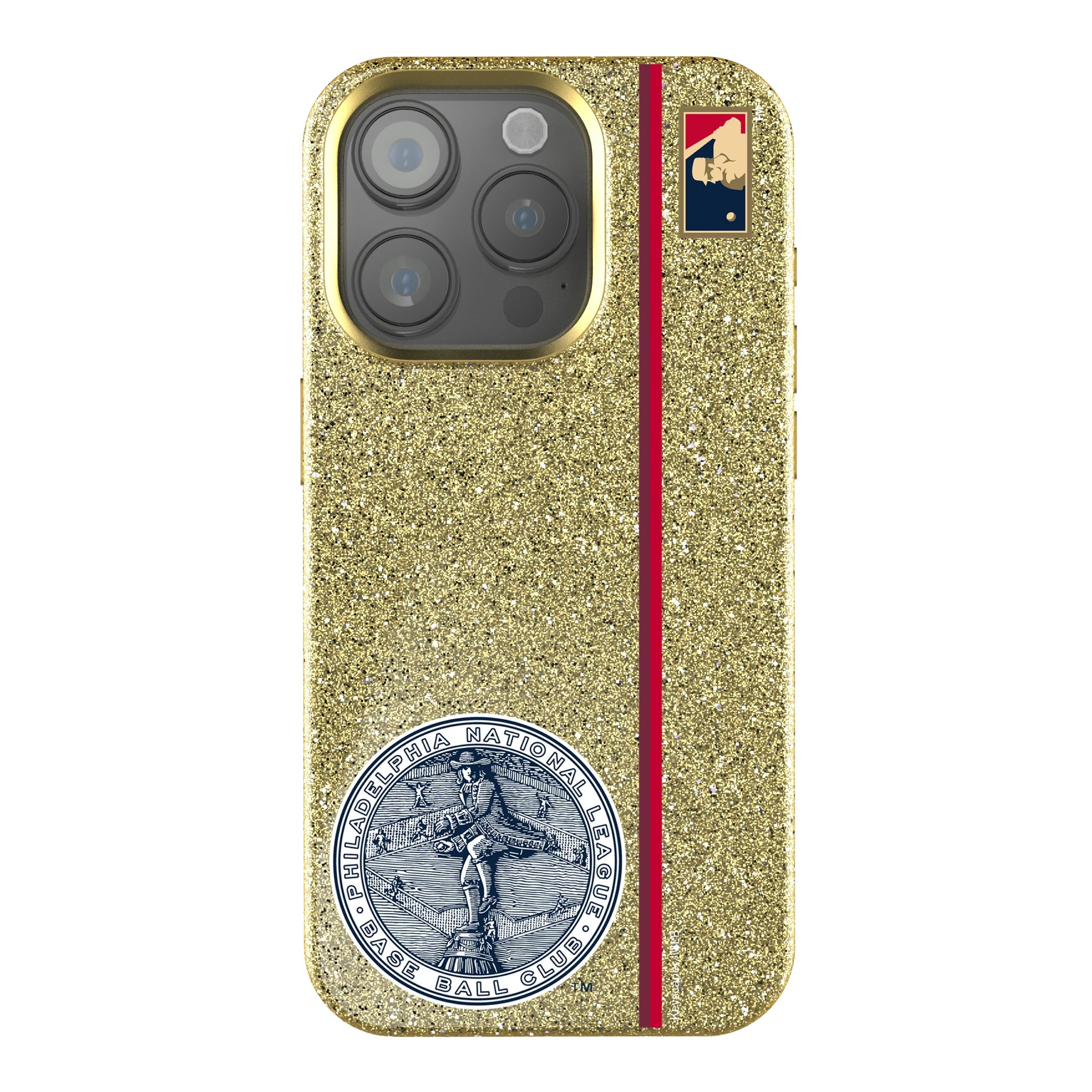 Philadelphia Phillies 1915-1943 - Cooperstown Collection Sidebar iPhone Bling Phone Case for Apple iPhone