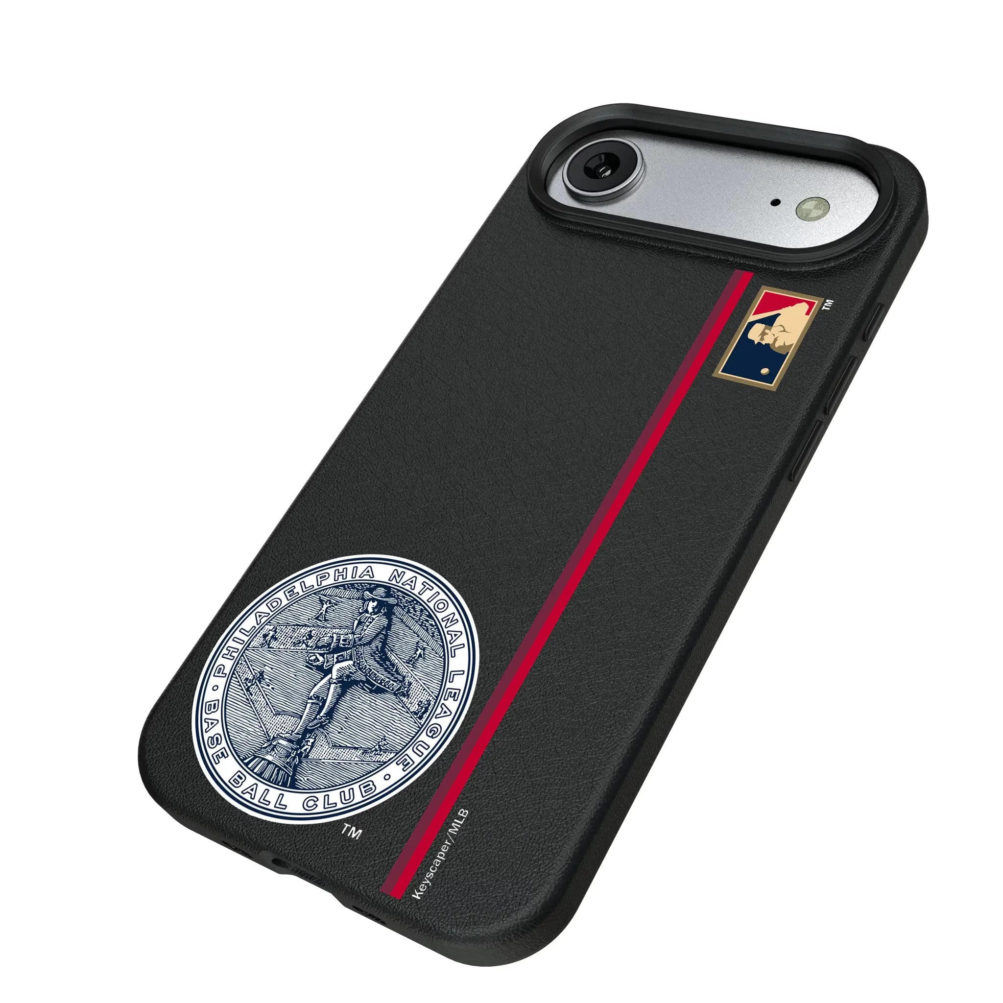 Philadelphia Phillies 1915-1943 - Cooperstown Collection Sidebar iPhone MagSafe Compatible Phone Case for Apple iPhone - Isometric View#Device_iPhone Air