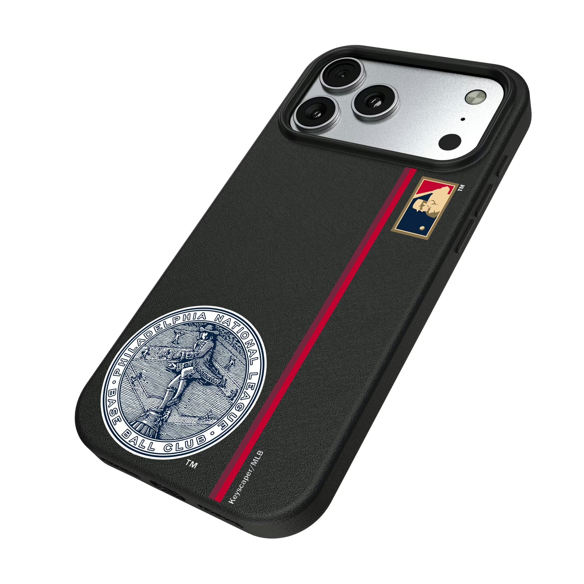 Philadelphia Phillies 1915-1943 - Cooperstown Collection Sidebar iPhone MagSafe Compatible Phone Case for Apple iPhone - Isometric View#Device_iPhone 17 Pro Max