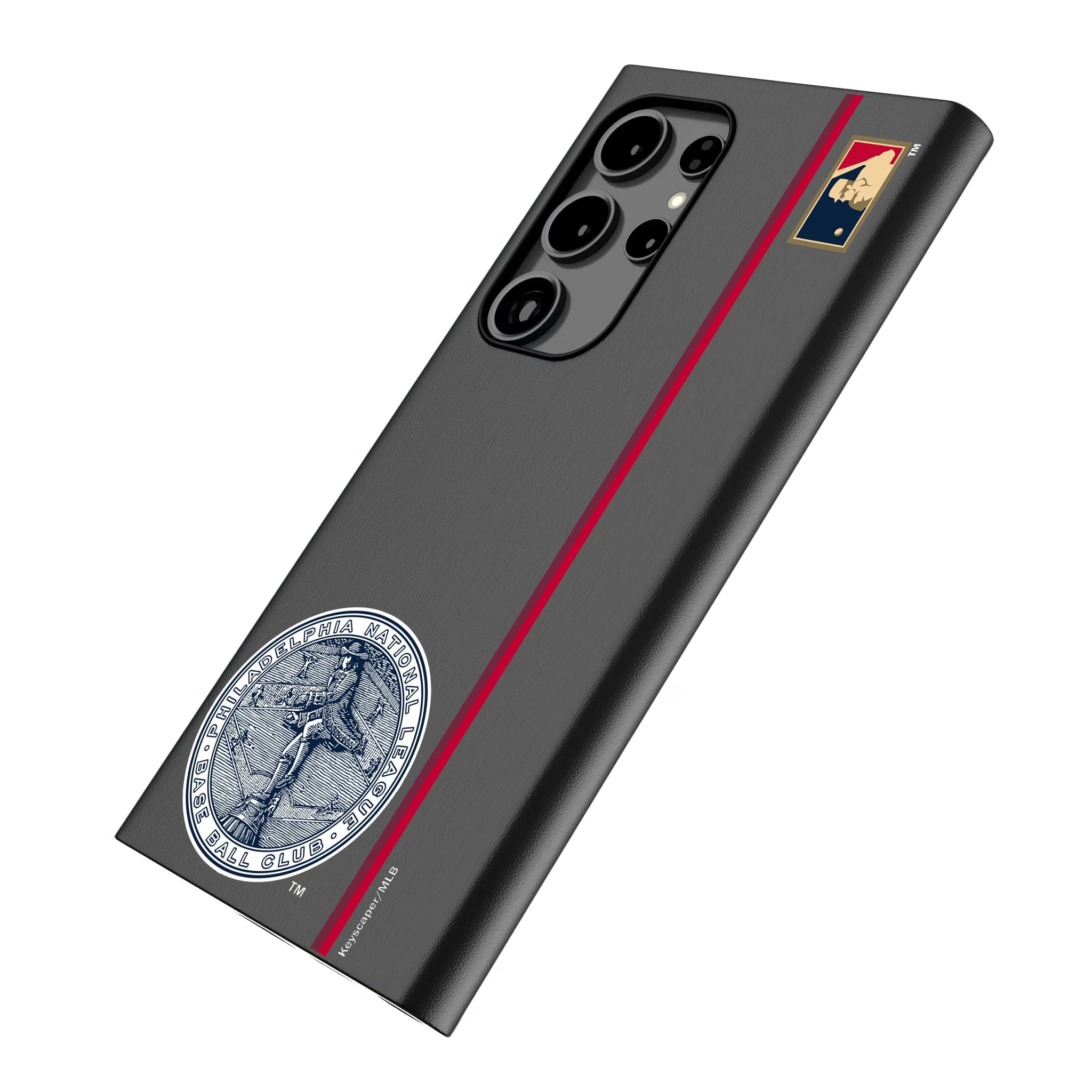 Philadelphia Phillies 1915-1943 - Cooperstown Collection Sidebar Galaxy MagSafe Compatible Phone Case for Samsung Galaxy - Isometric View