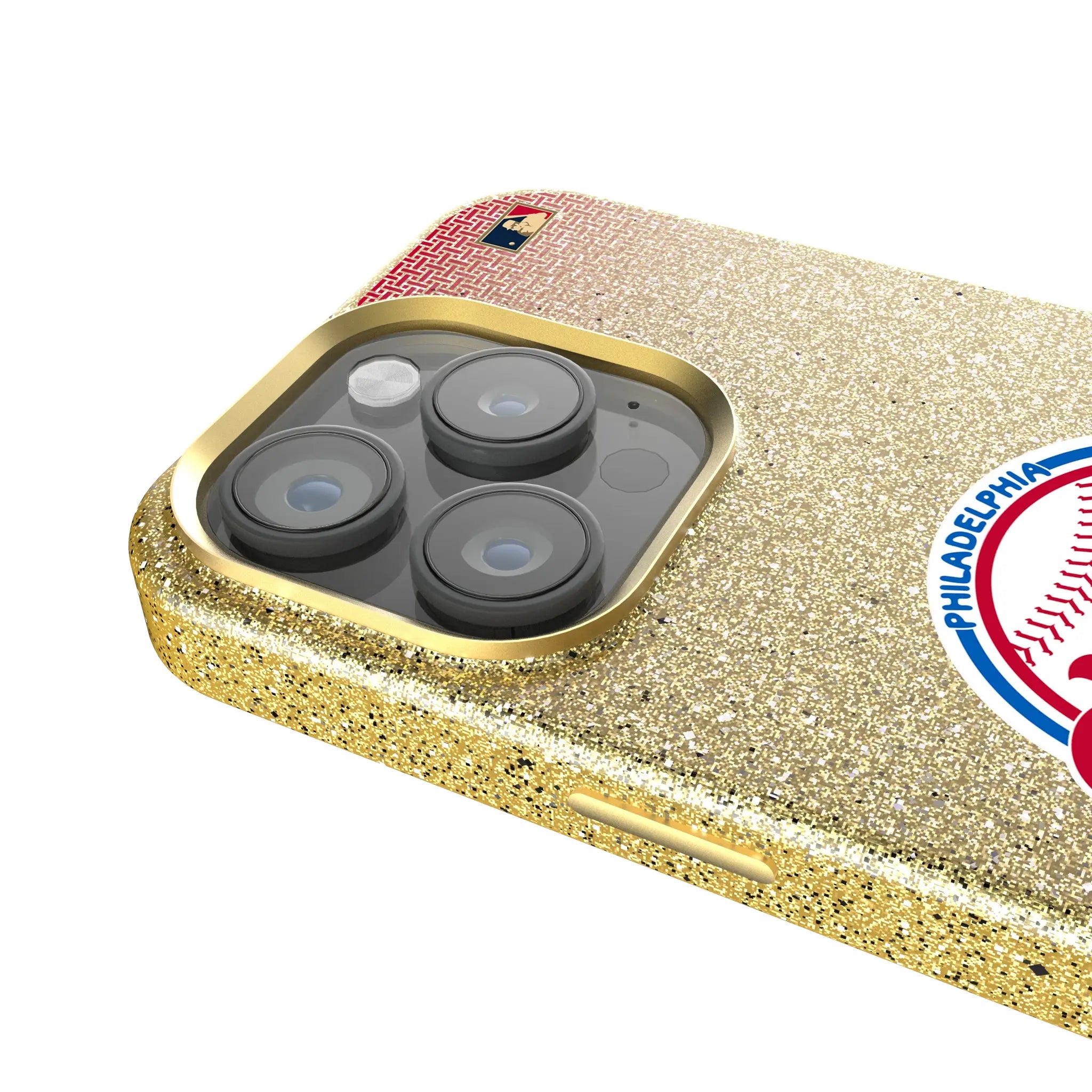 Philadelphia Phillies 1984-1991 - Cooperstown Collection Linen iPhone Bling Phone Case for Apple iPhone - Detail