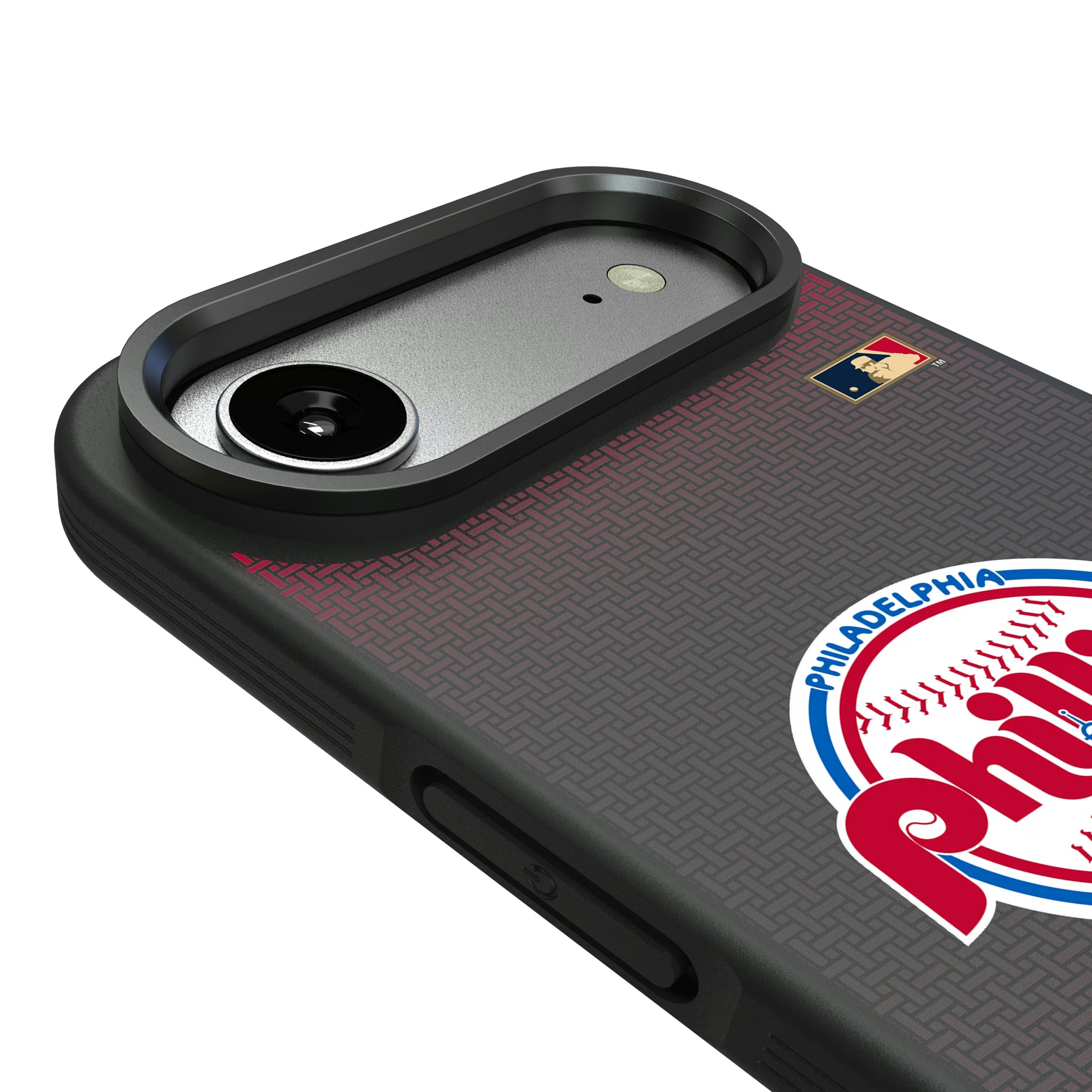 Philadelphia Phillies 1984-1991 - Cooperstown Collection Linen iPhone Bump Phone Case for Apple iPhone - Detail#Device_iPhone Air