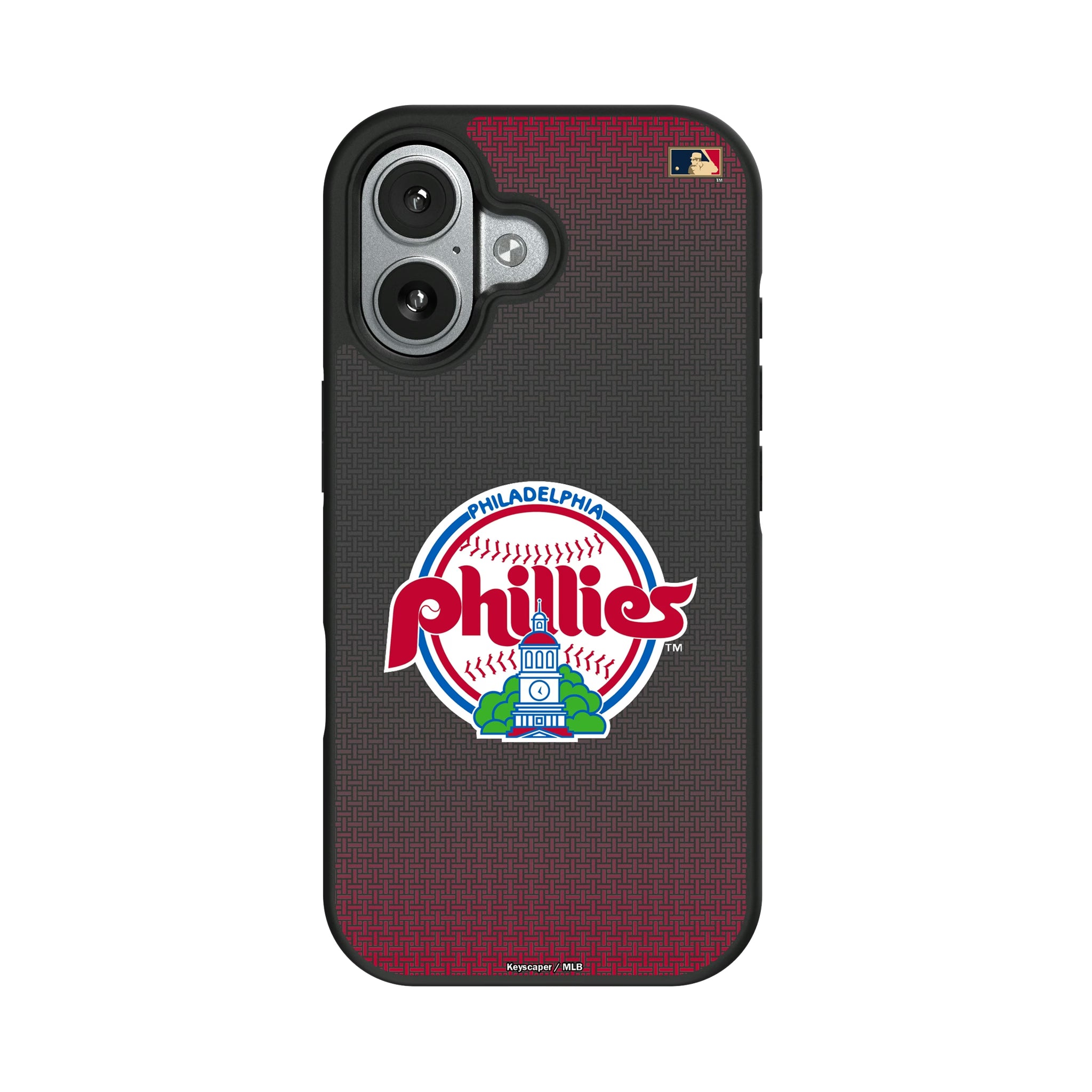 Philadelphia Phillies 1984-1991 - Cooperstown Collection Linen iPhone Bump Phone Case for Apple iPhone#Device_iPhone 17