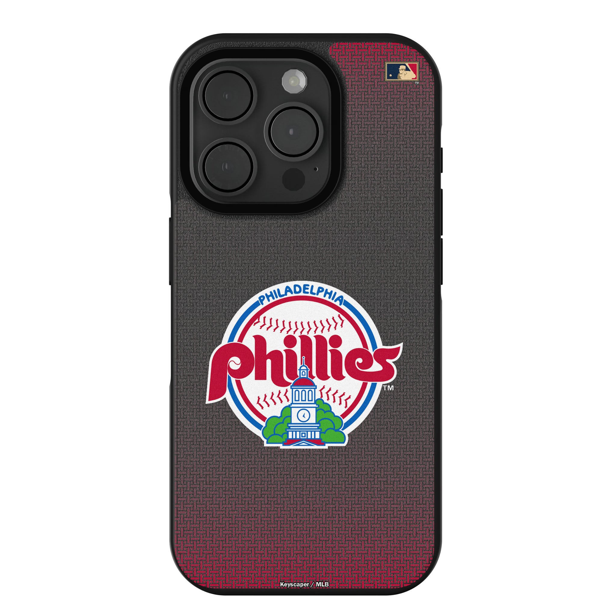 Philadelphia Phillies 1984-1991 - Cooperstown Collection Linen iPhone Bump Phone Case for Apple iPhone