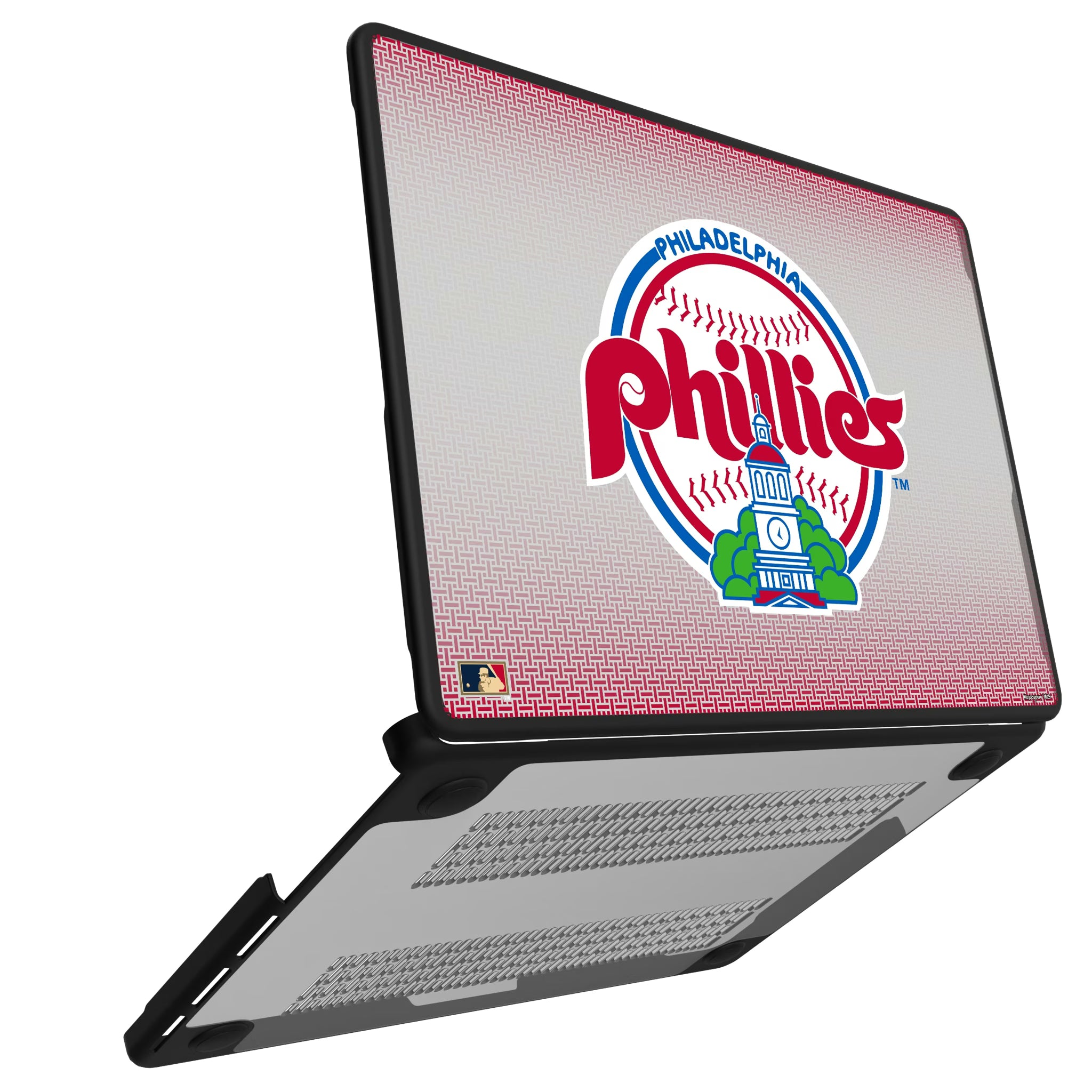 Philadelphia Phillies 1984-1991 - Cooperstown Collection Linen MacBook Laptop Case for Apple MacBook#Device_MacBook Pro (14-inch, 2021) / MacBook Pro (14-inch, 2023) / MacBook Pro (14-inch, 2024)