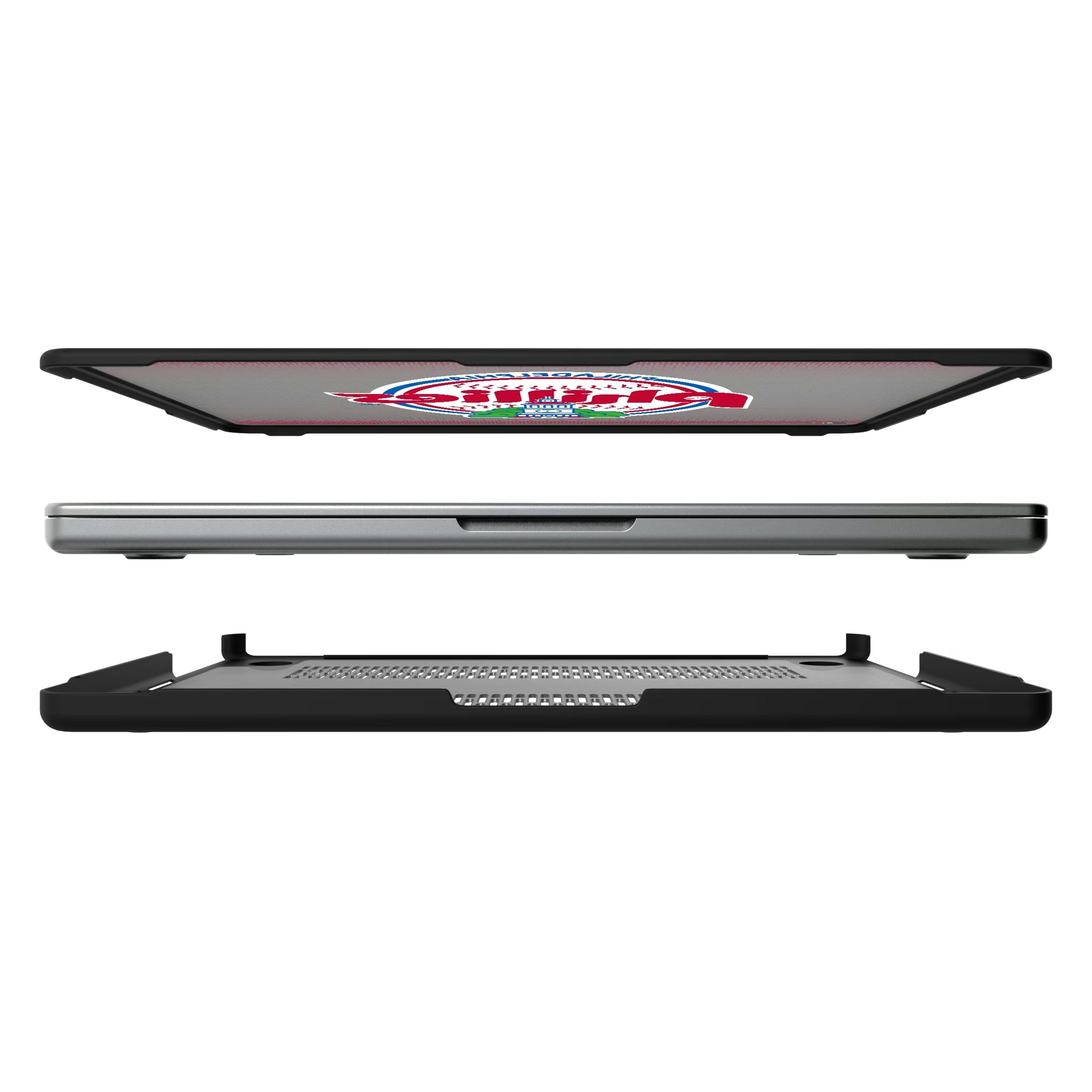 Philadelphia Phillies 1984-1991 - Cooperstown Collection Linen MacBook Laptop Case for Apple MacBook#Device_MacBook Pro (14-inch, 2021) / MacBook Pro (14-inch, 2023) / MacBook Pro (14-inch, 2024)