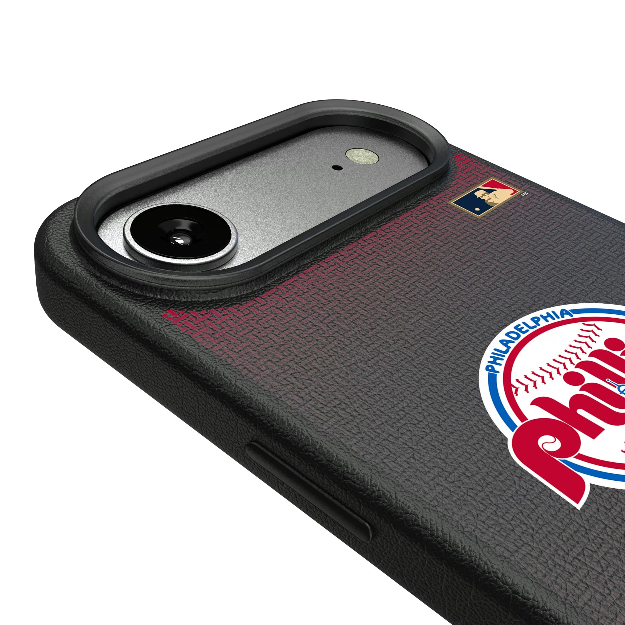 Philadelphia Phillies 1984-1991 - Cooperstown Collection Linen iPhone MagSafe Compatible Phone Case for Apple iPhone - Detail#Device_iPhone Air