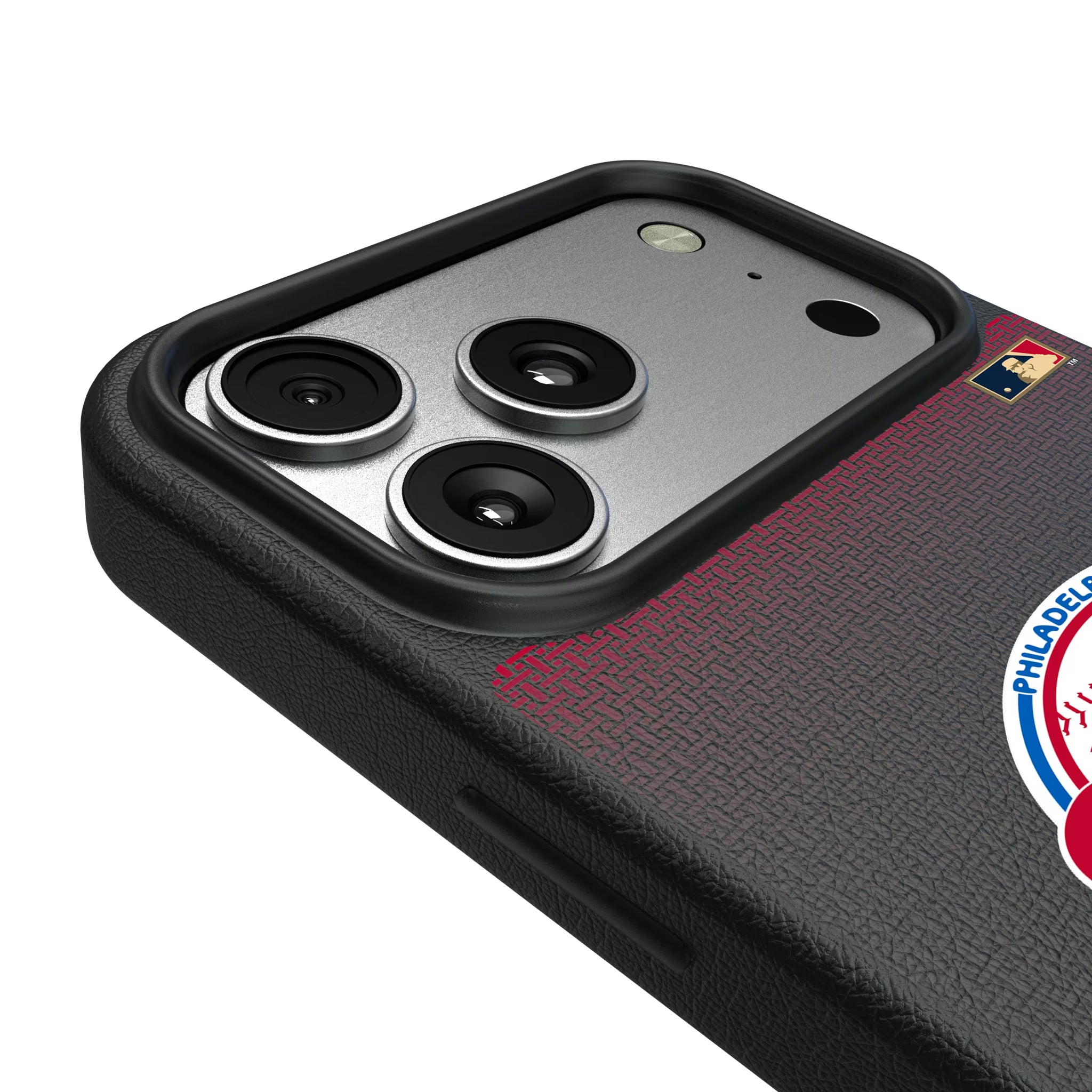 Philadelphia Phillies 1984-1991 - Cooperstown Collection Linen iPhone MagSafe Compatible Phone Case for Apple iPhone - Detail#Device_iPhone 17 Pro Max