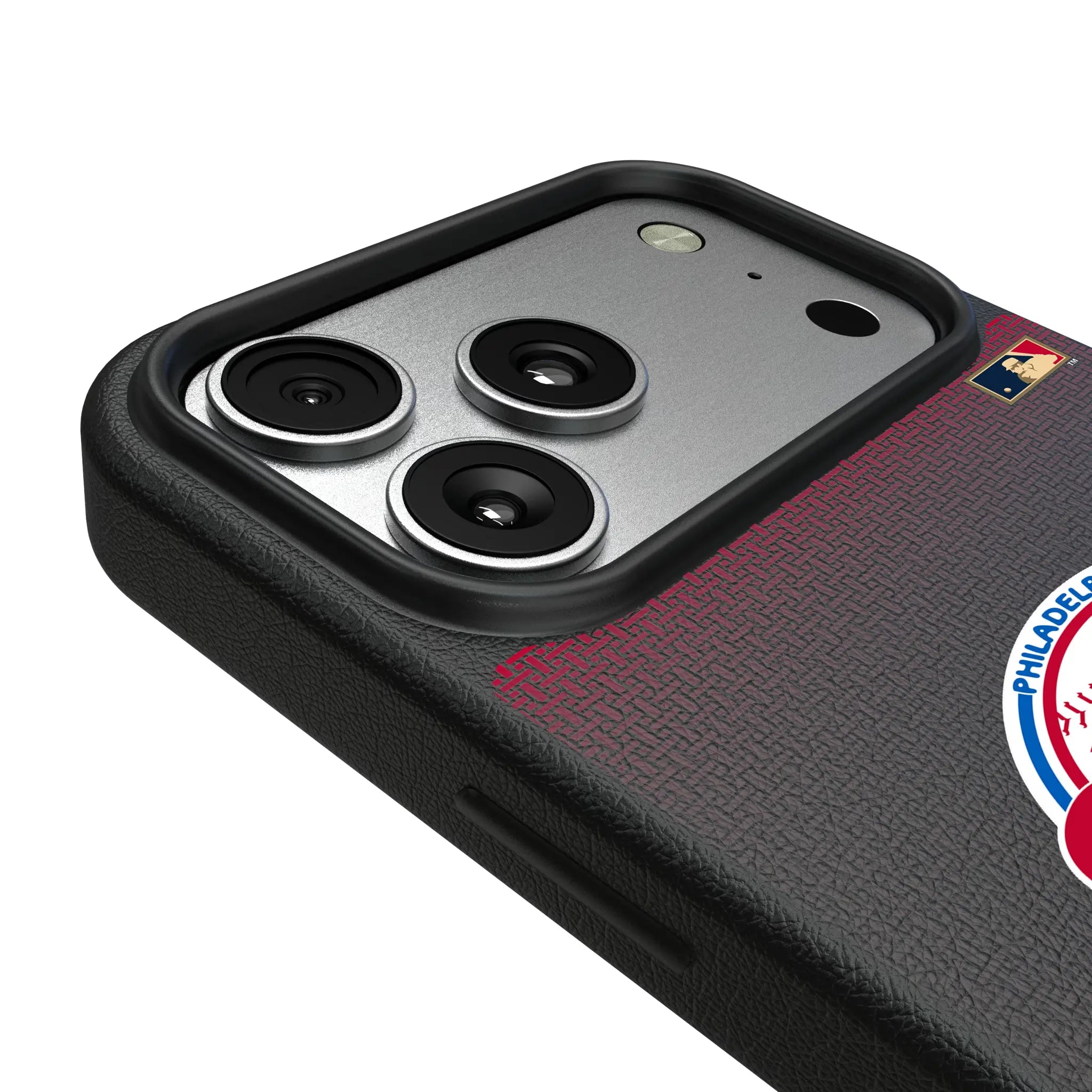 Philadelphia Phillies 1984-1991 - Cooperstown Collection Linen iPhone MagSafe Compatible Phone Case for Apple iPhone - Detail#Device_iPhone 17 Pro Max