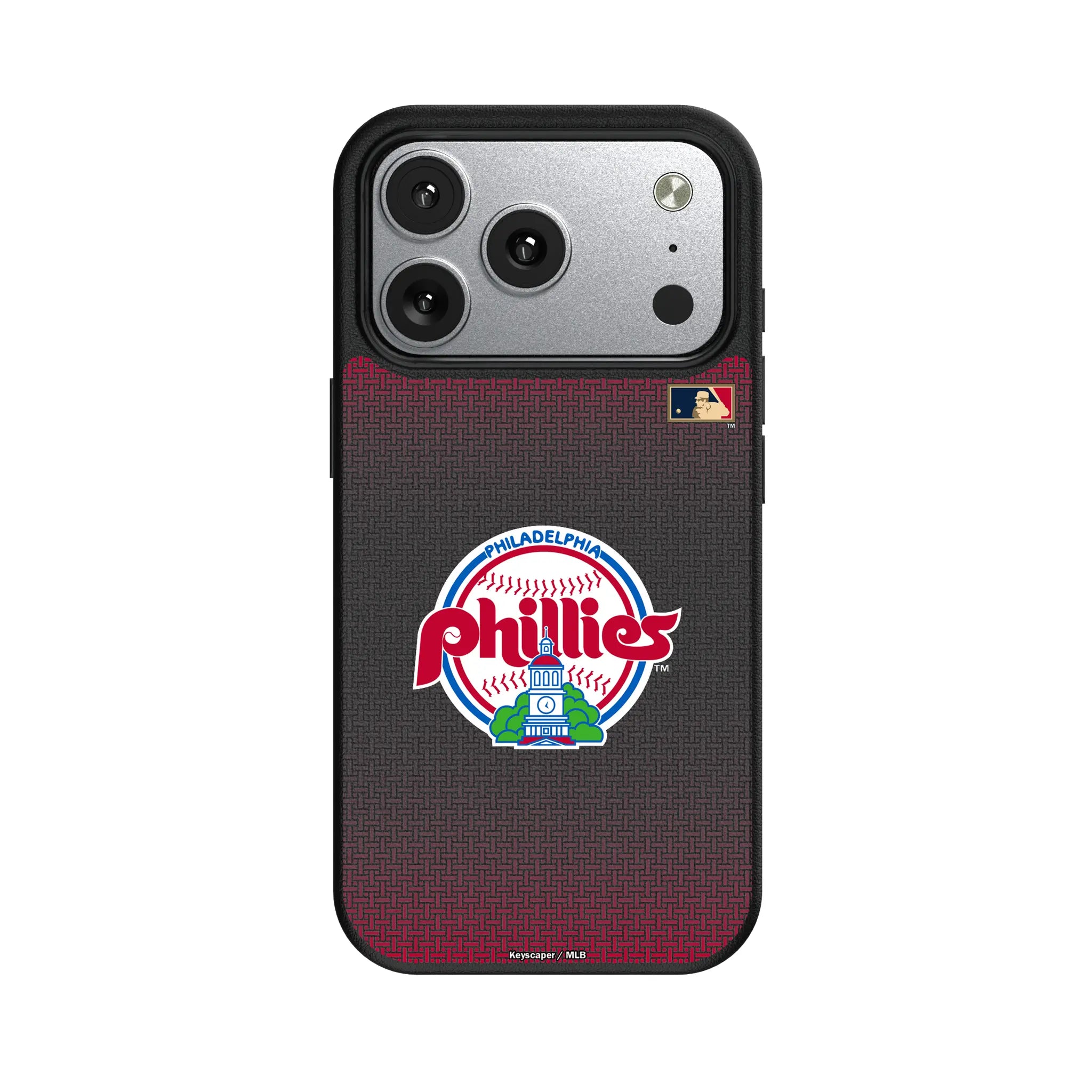 Philadelphia Phillies 1984-1991 - Cooperstown Collection Linen iPhone MagSafe Compatible Phone Case for Apple iPhone#Device_iPhone 17 Pro