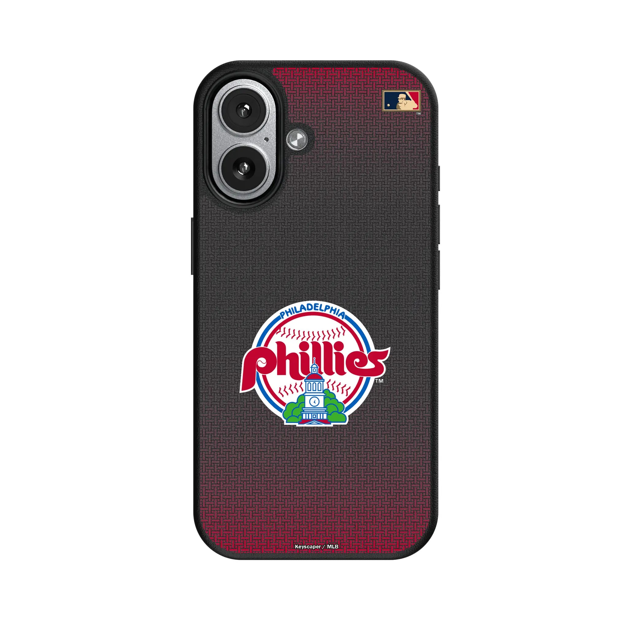 Philadelphia Phillies 1984-1991 - Cooperstown Collection Linen iPhone MagSafe Compatible Phone Case for Apple iPhone#Device_iPhone 17