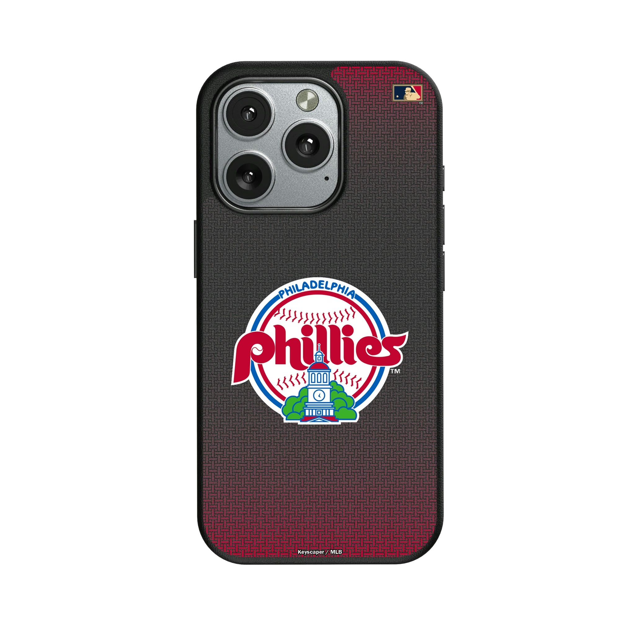 Philadelphia Phillies 1984-1991 - Cooperstown Collection Linen iPhone MagSafe Compatible Phone Case for Apple iPhone
