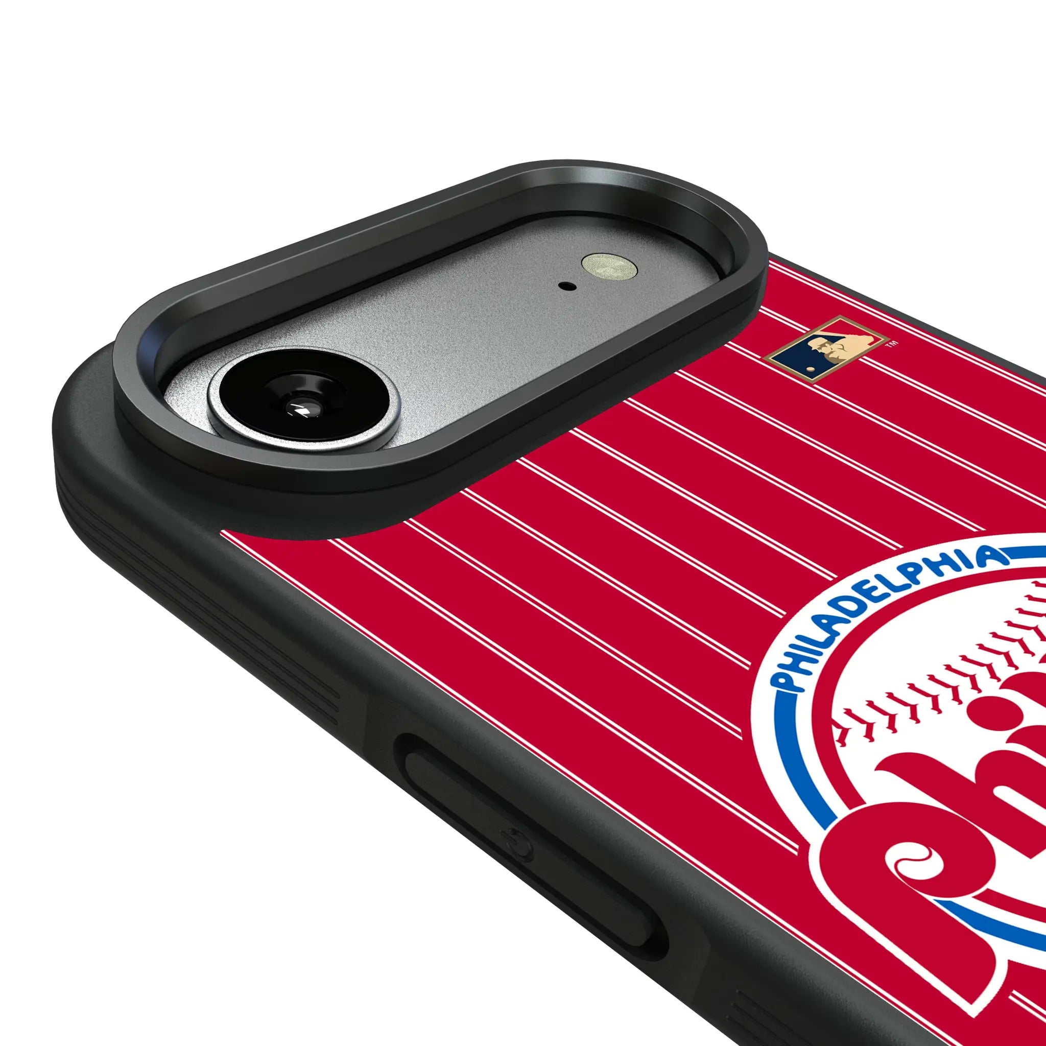 Philadelphia Phillies 1984-1991 - Cooperstown Collection Pinstripe iPhone Bump Phone Case for Apple iPhone - Detail#Device_iPhone Air