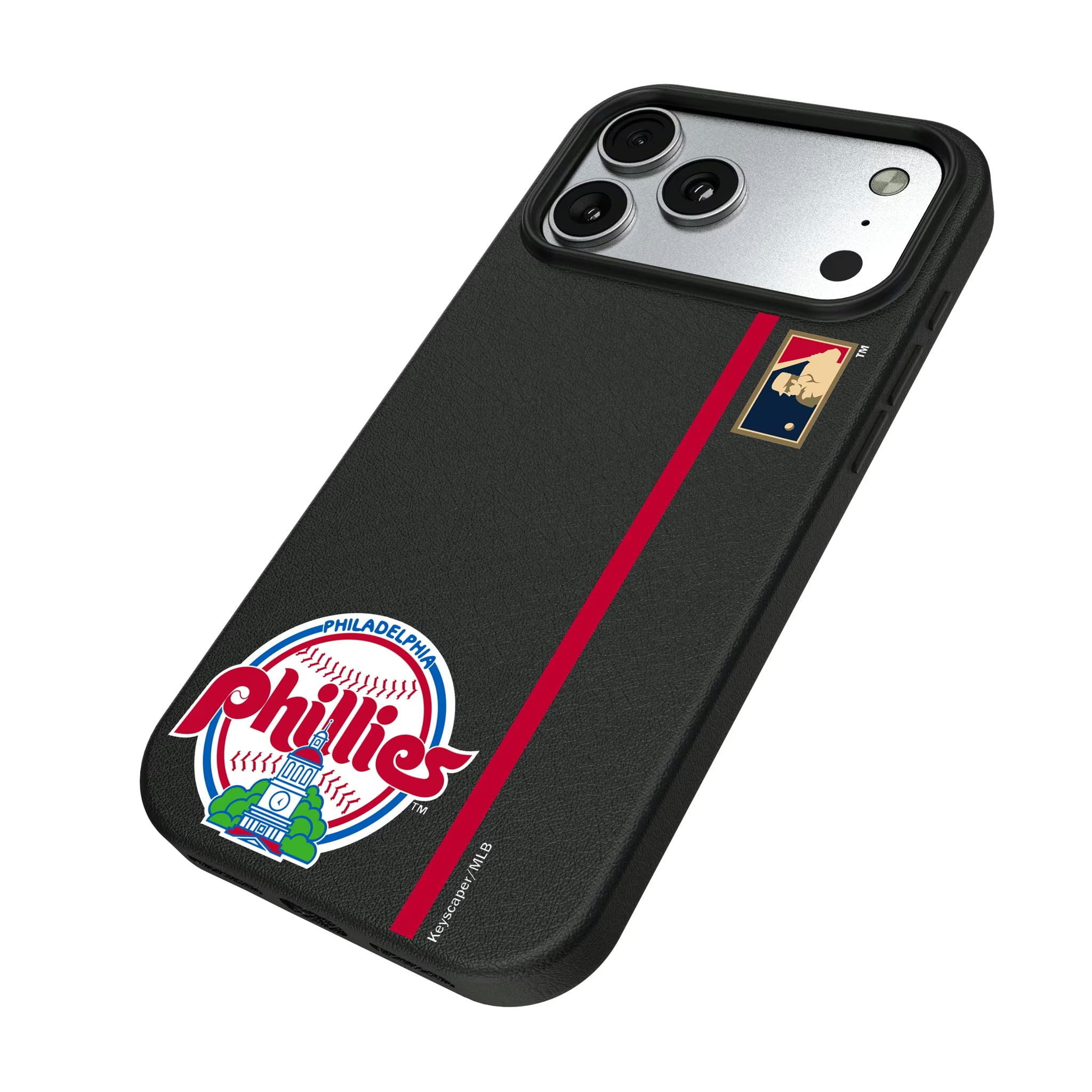 Philadelphia Phillies 1984-1991 - Cooperstown Collection Sidebar iPhone MagSafe Compatible Phone Case for Apple iPhone - Isometric View#Device_iPhone 17 Pro Max