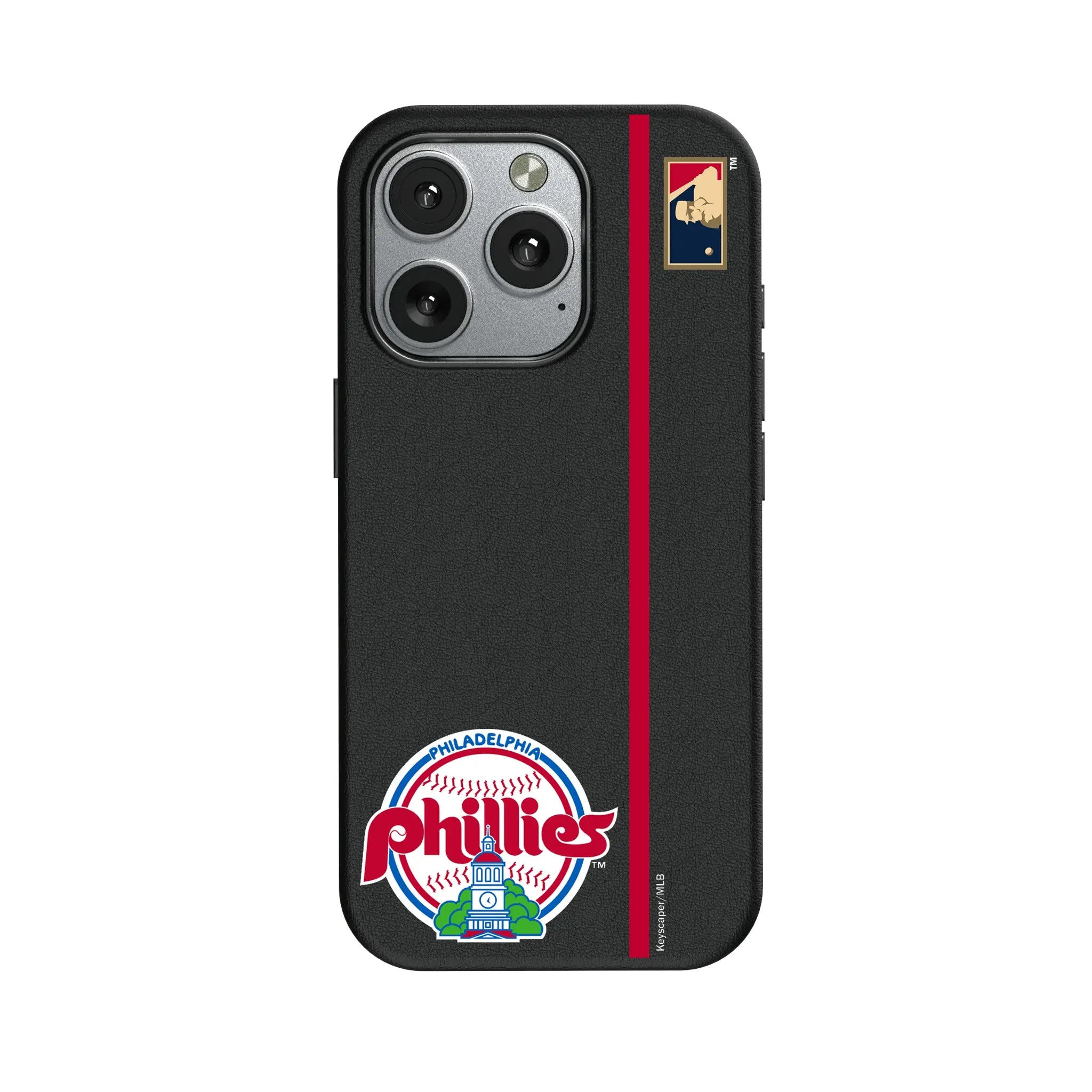 Philadelphia Phillies 1984-1991 - Cooperstown Collection Sidebar iPhone MagSafe Compatible Phone Case for Apple iPhone