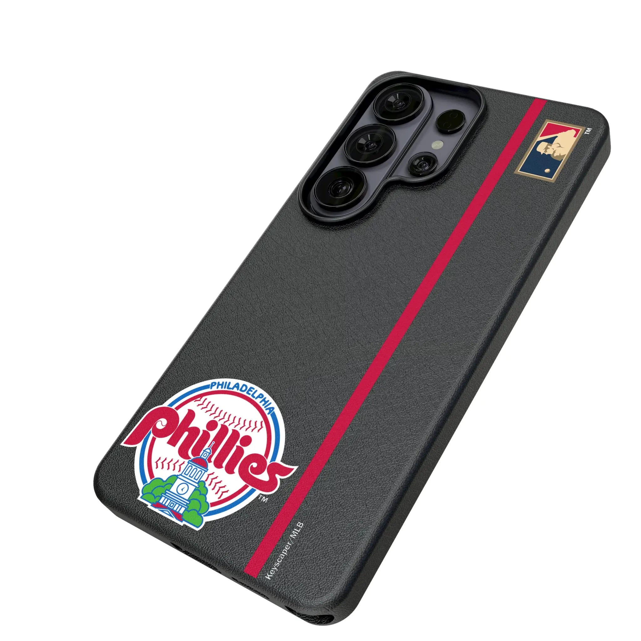 Philadelphia Phillies 1984-1991 - Cooperstown Collection Sidebar Galaxy MagSafe Compatible Phone Case for Samsung Galaxy - Isometric View#Device_Galaxy S26 Ultra