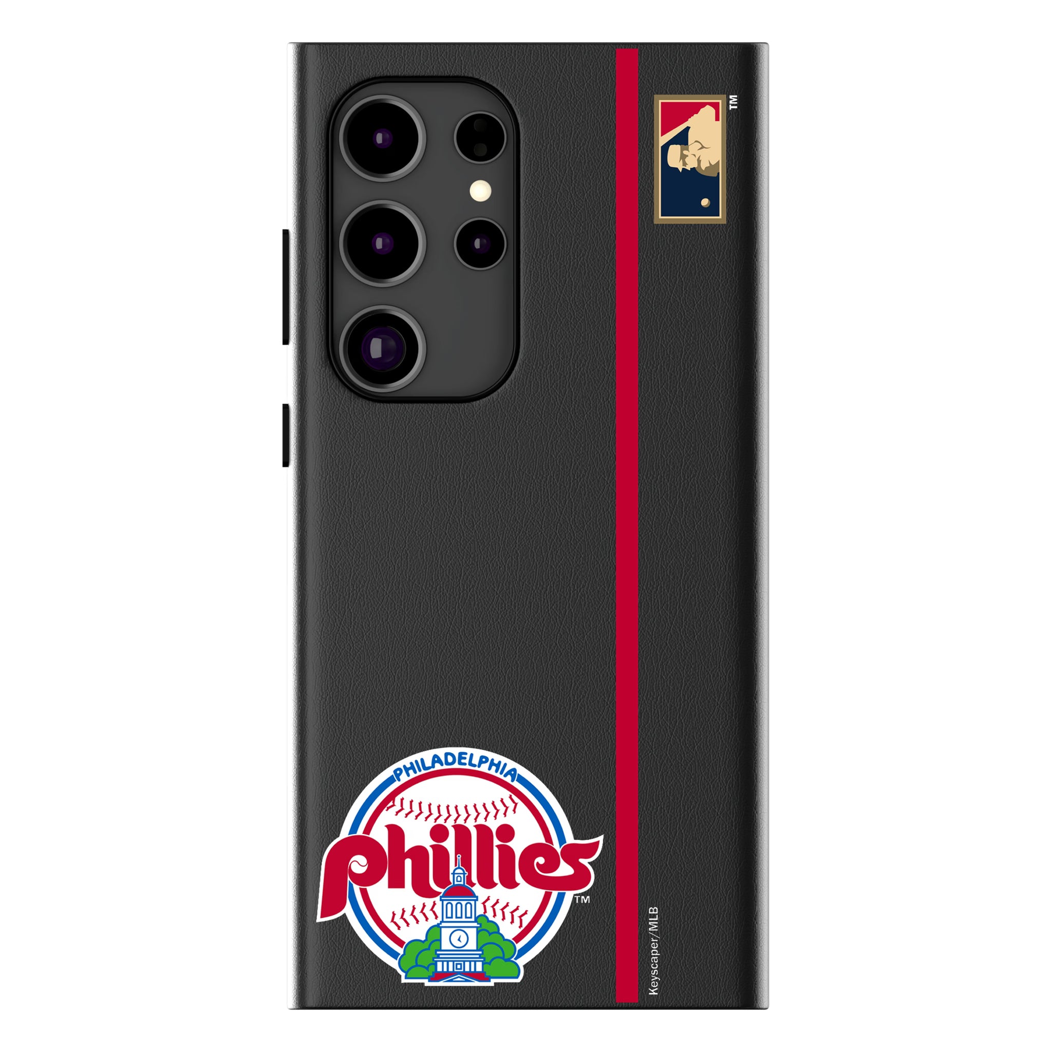 Philadelphia Phillies 1984-1991 - Cooperstown Collection Sidebar Galaxy MagSafe Compatible Phone Case for Samsung Galaxy