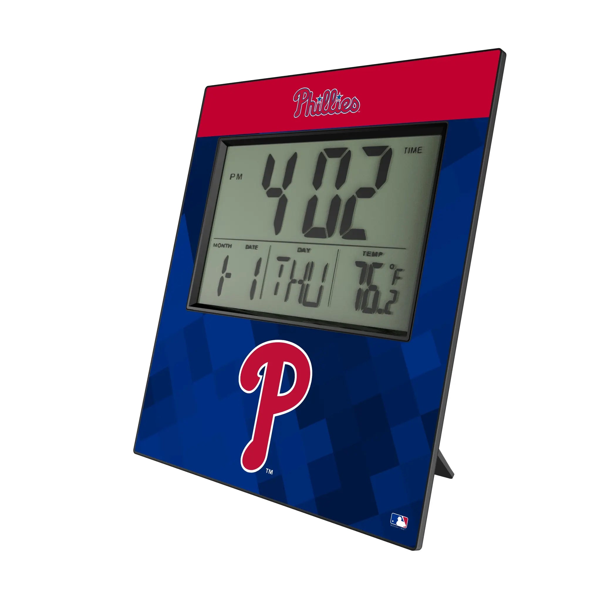 Philadelphia Phillies Color Block Wall Clock