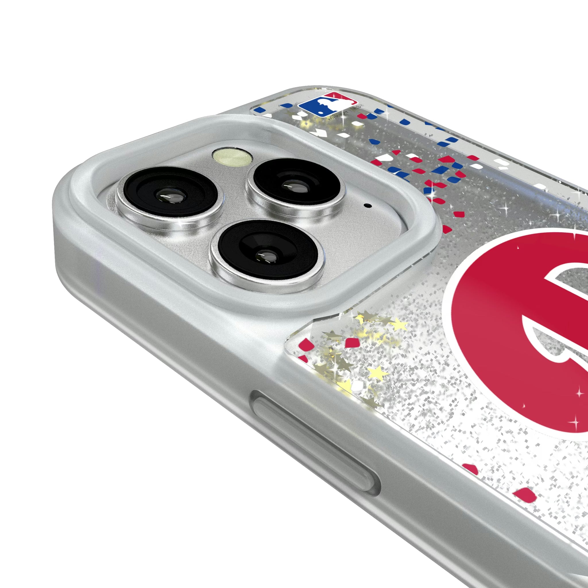 Philadelphia Phillies Confetti iPhone Glitter Phone Case for Apple iPhone - Detail#Device_iPhone 16 Pro