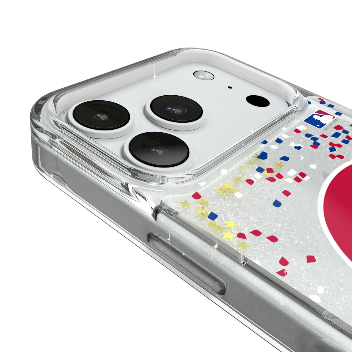 Philadelphia Phillies Confetti iPhone Glitter Phone Case for Apple iPhone - Detail#Device_iPhone 18 Pro