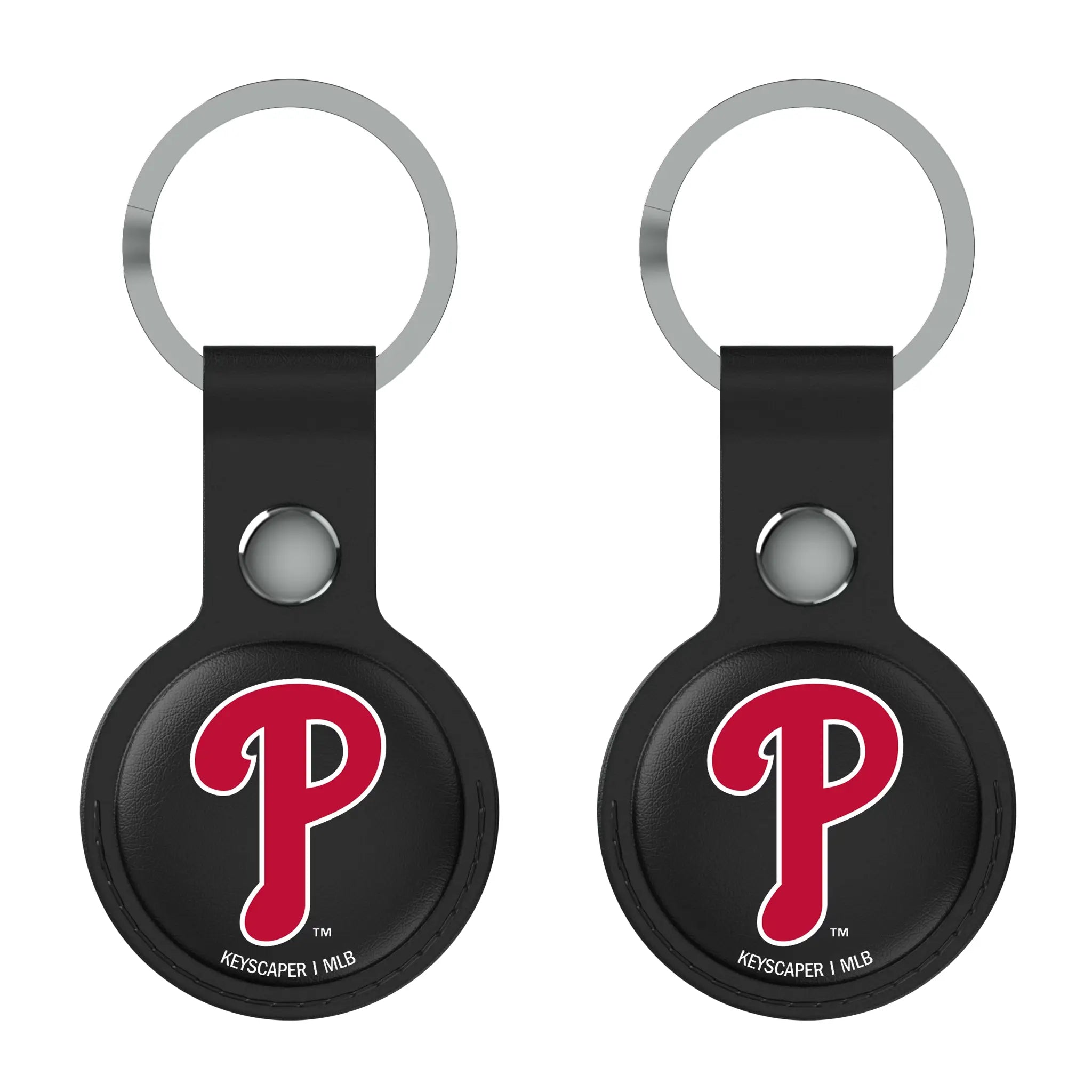 Philadelphia Phillies Insignia AirTag Black Airtag Holder 2-Pack