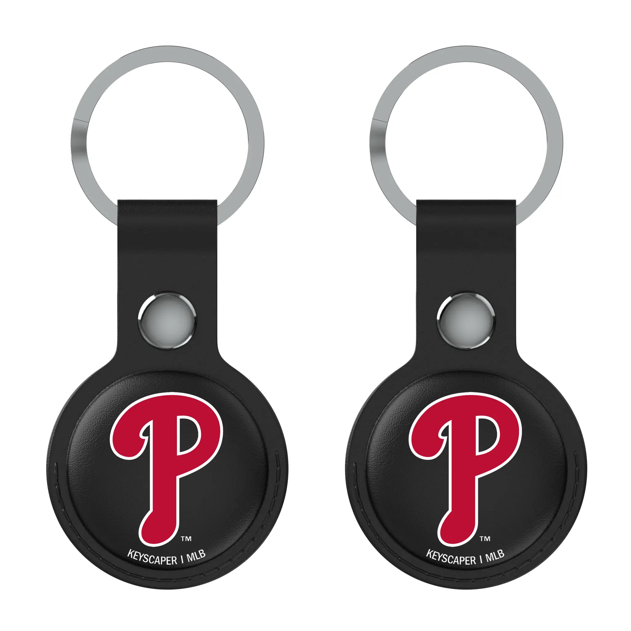 Philadelphia Phillies Insignia AirTag Black Airtag Holder 2-Pack