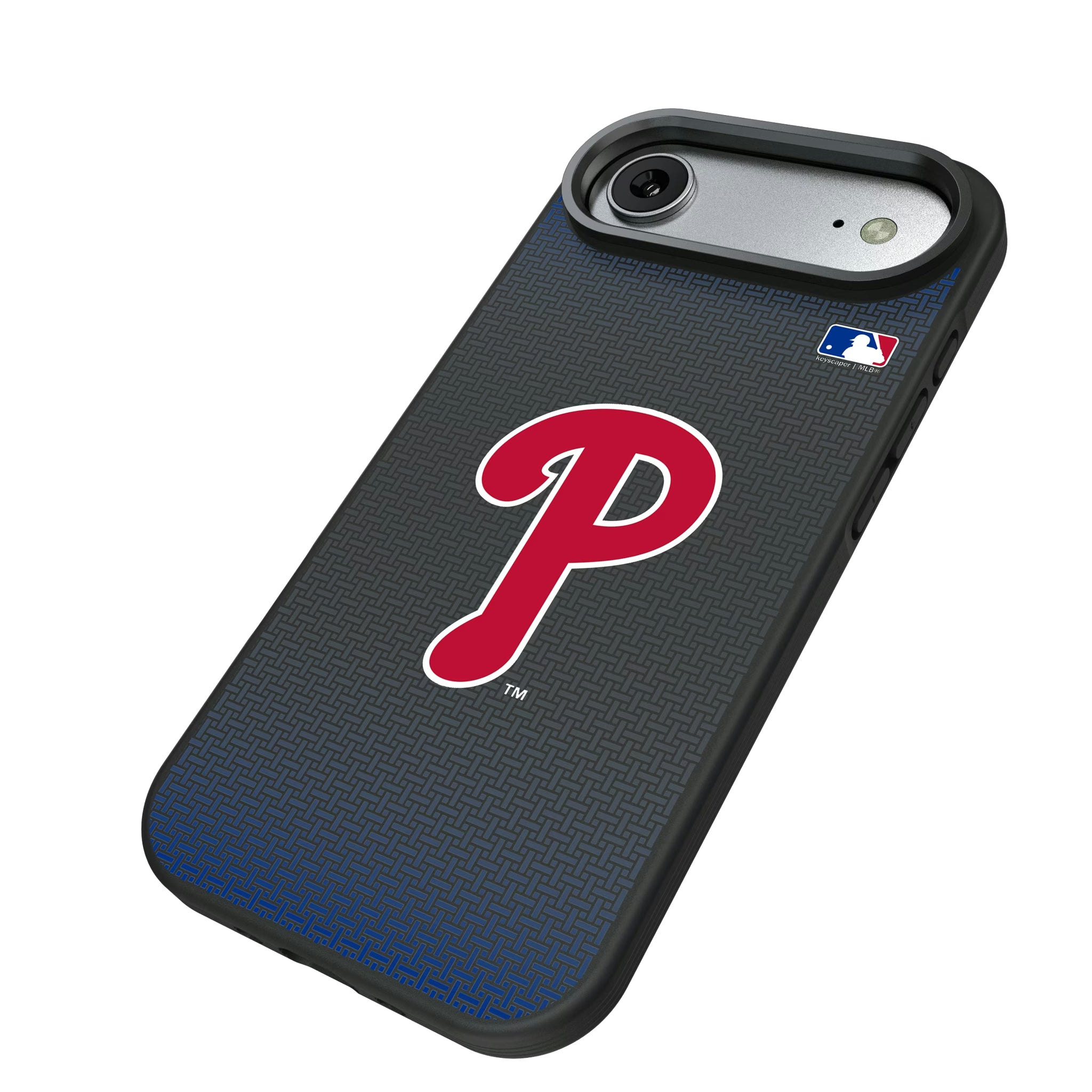 Philadelphia Phillies Linen iPhone Bump Phone Case for Apple iPhone - Isometric View#Device_iPhone Air