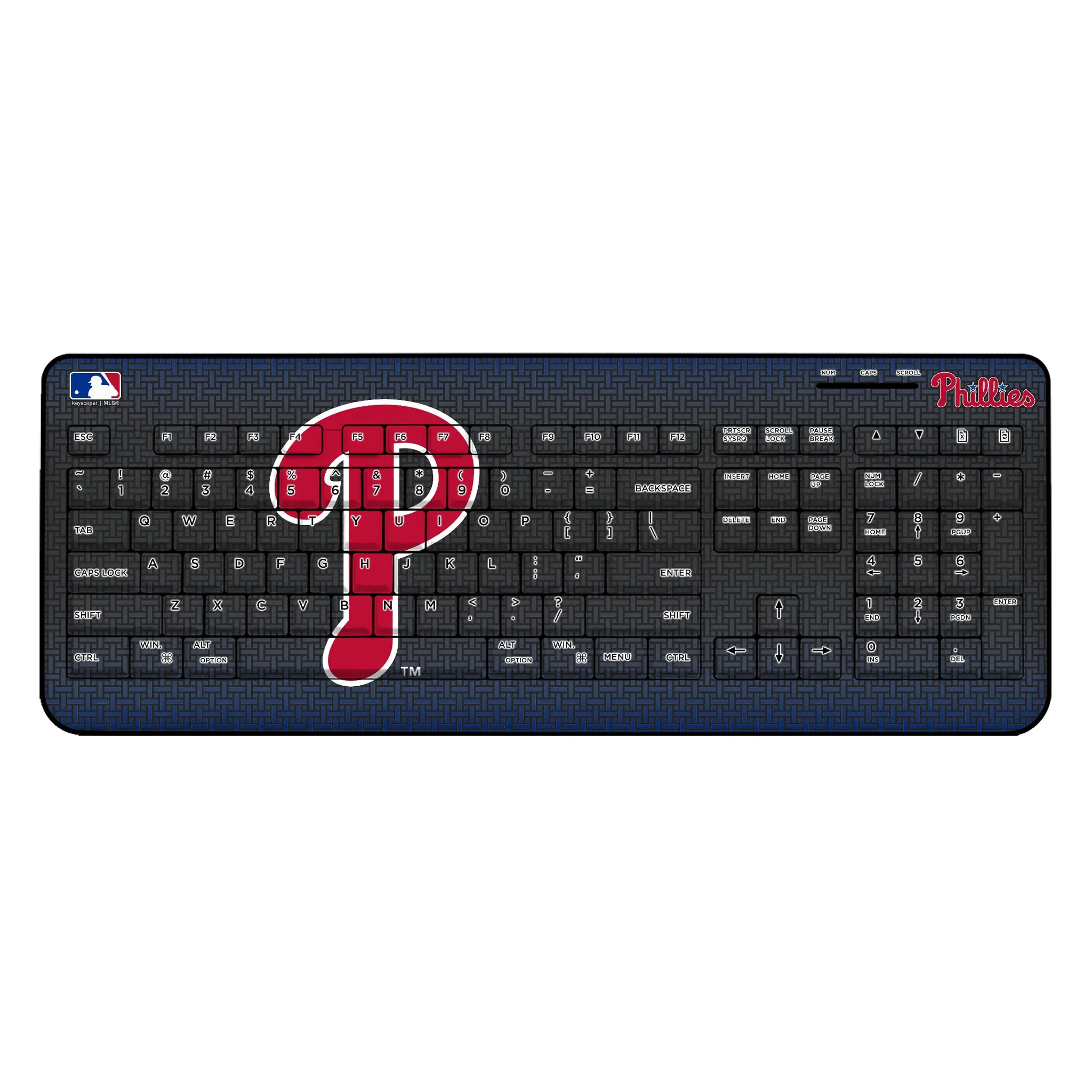 Philadelphia Phillies Linen Wireless USB Keyboard