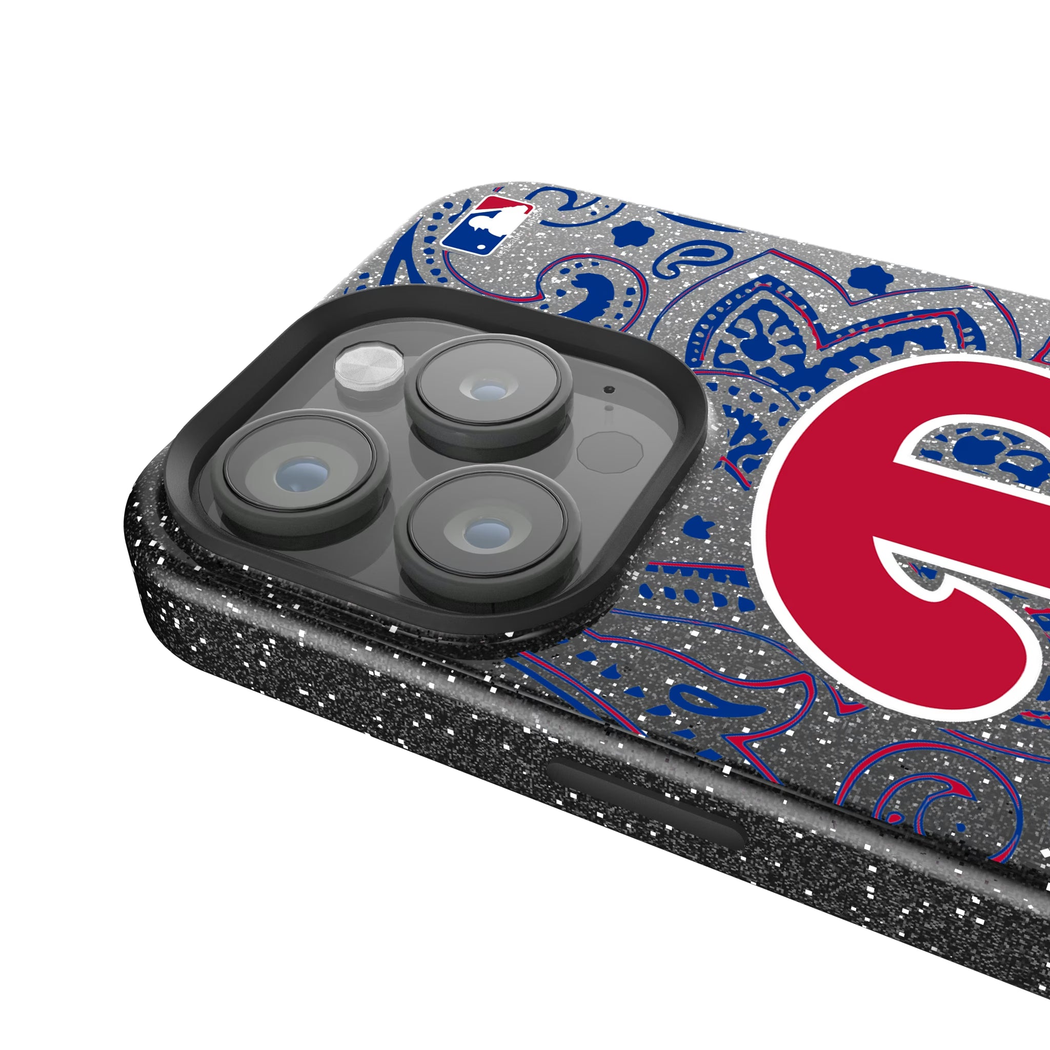 Philadelphia Phillies Paisley iPhone Bling Phone Case for Apple iPhone - Detail